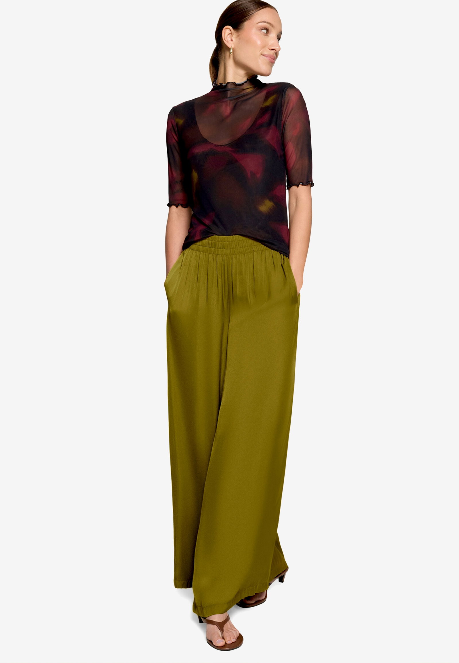 Shirt Kurz 1/2 Arm, Black/Dark Red #4