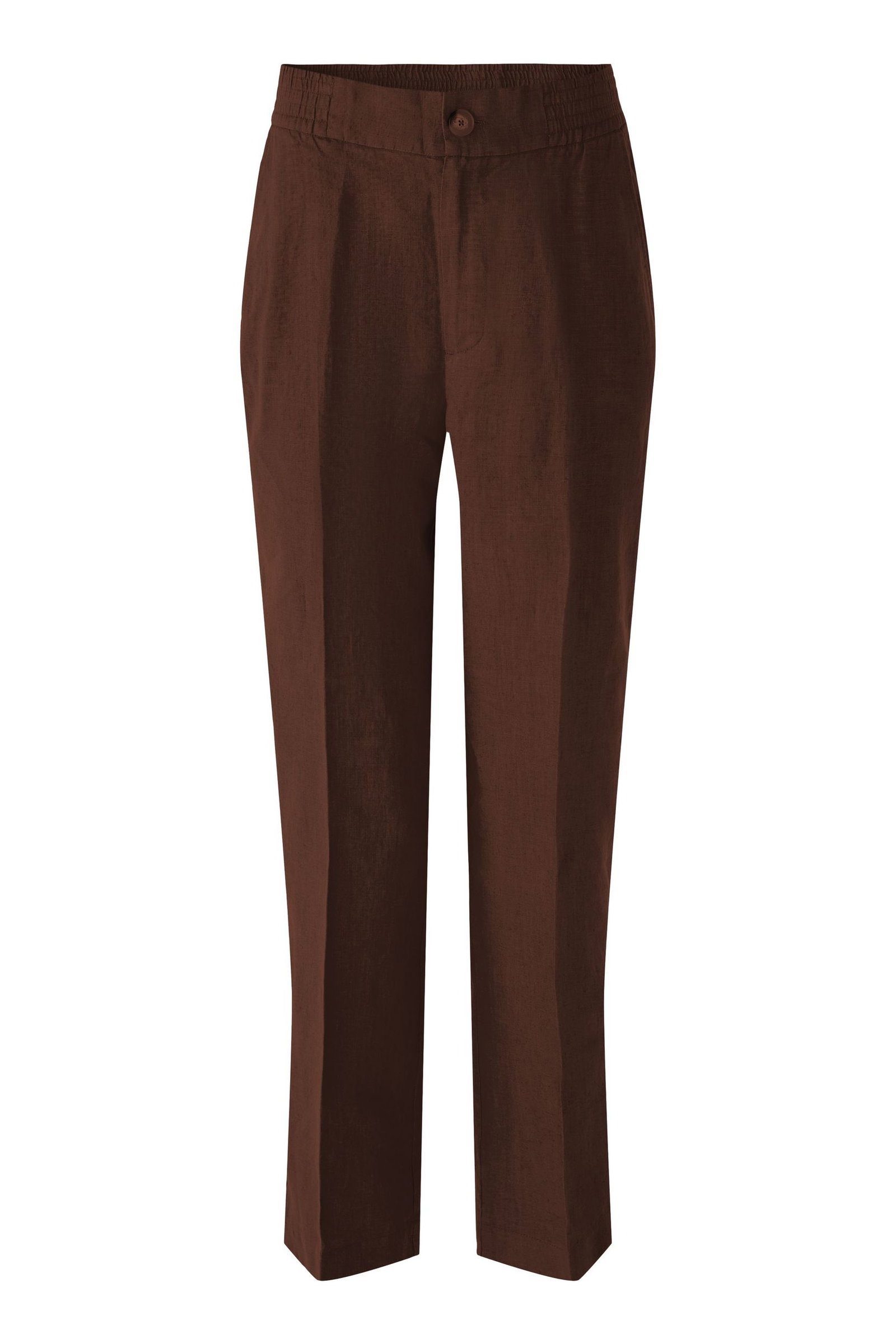 81b5bfe48ff08fcac69135db9827f3cd Oui | Oui Leinenhose | 40 | chocolate fudge
