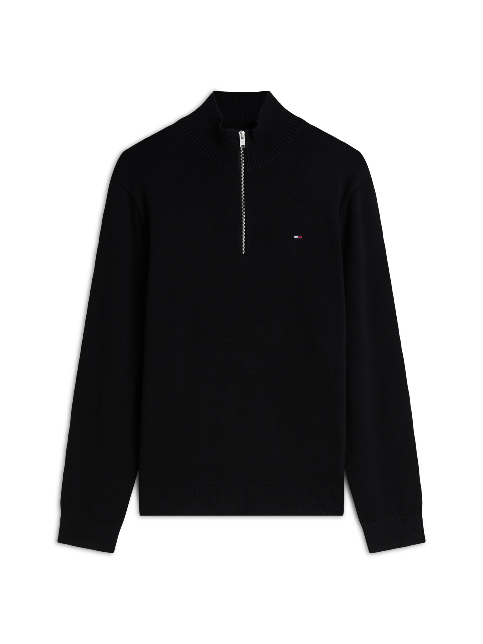 TJM SLM ESS LIGHT ¼ ZIP SWTR EXT, BLACK #6