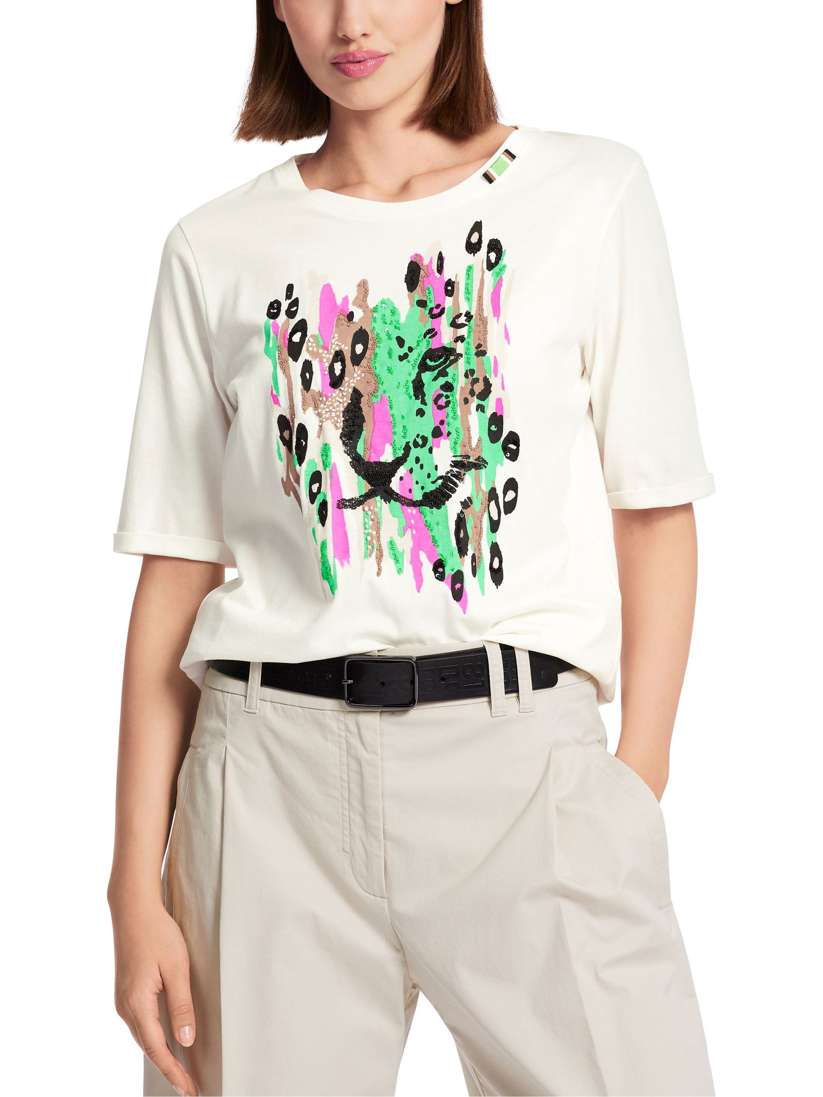T-Shirt aus reiner Baumwolle - mit Print