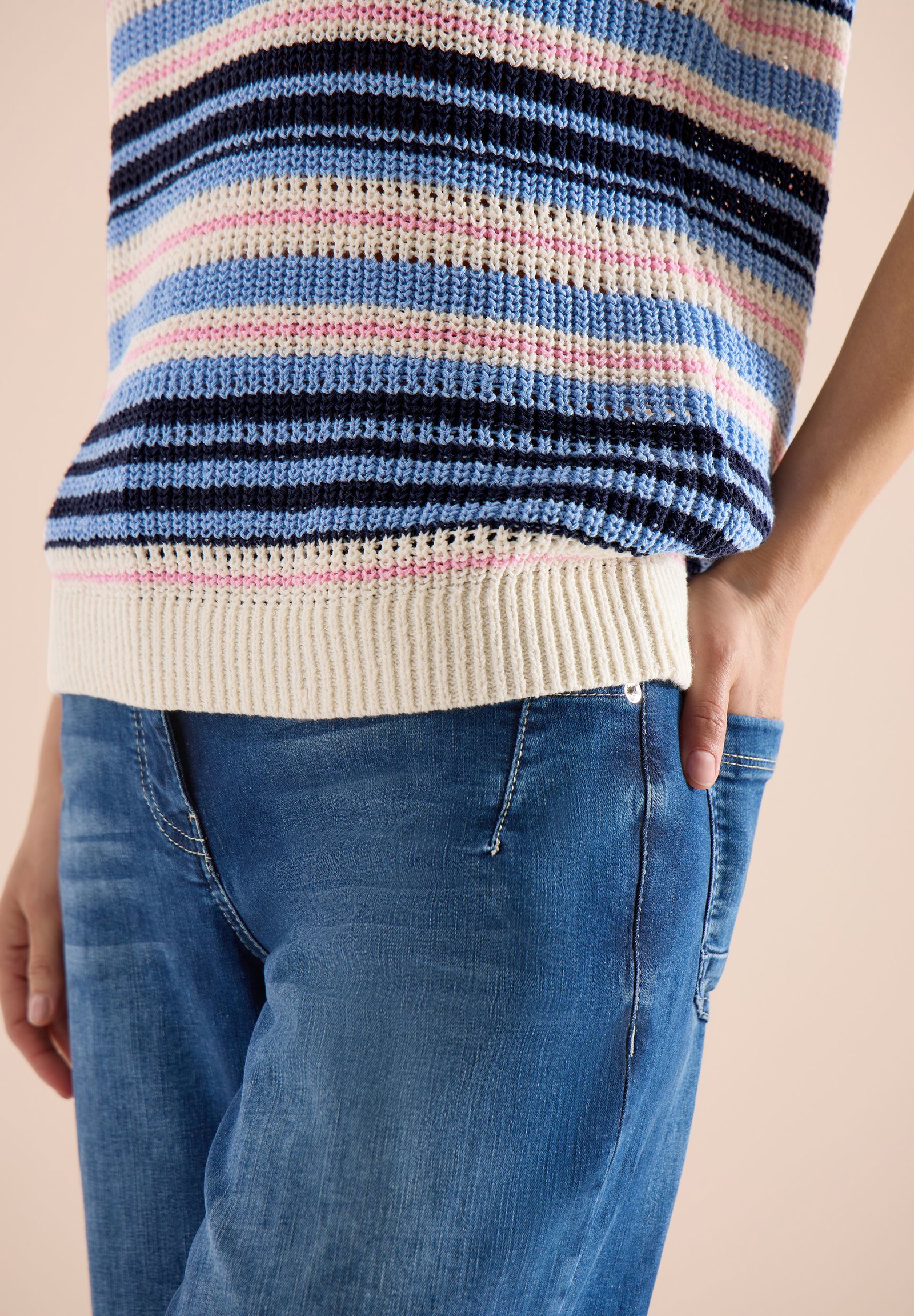 CECIL |  CECIL Pullover  | L | universal blue