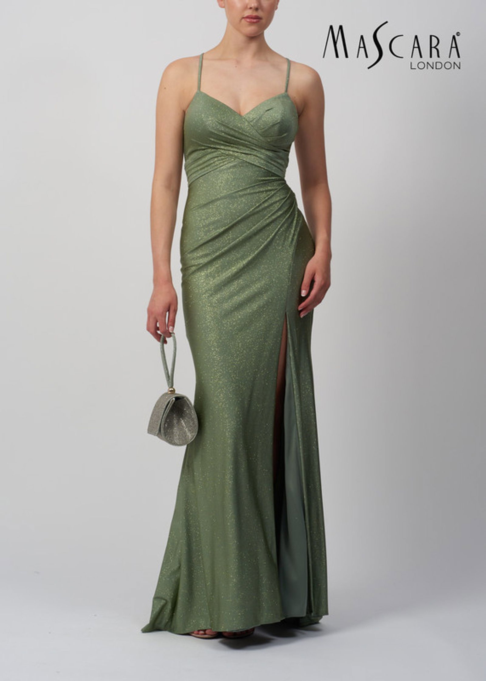 20666567c79e0972a11214ab0d28ffe4 Mascara London | Mascara London Langes Kleid | 36 | hellgrün