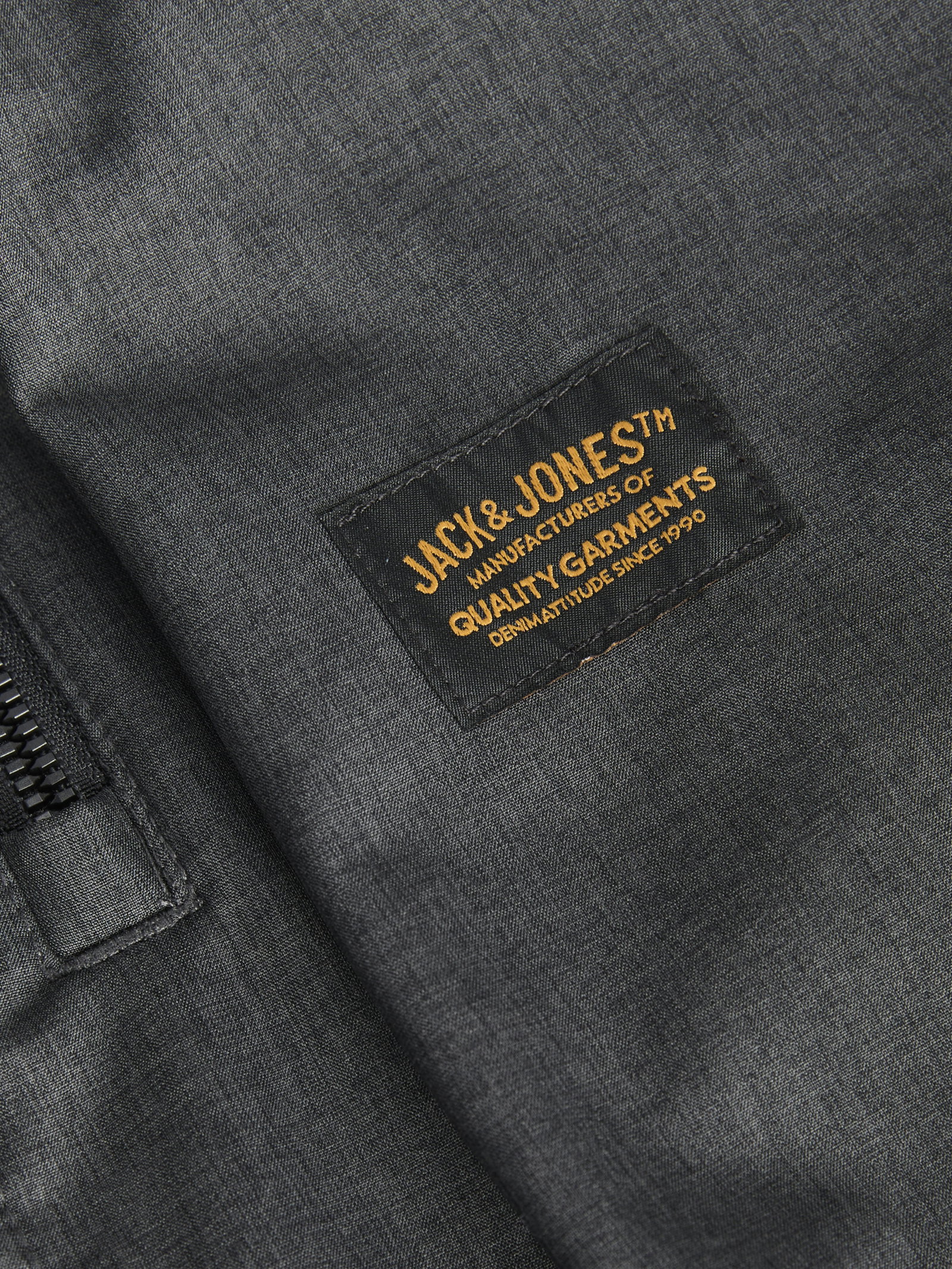 JJELIAM SOFTSHELL BOMBER NOOS, Dark Grey Melange #5