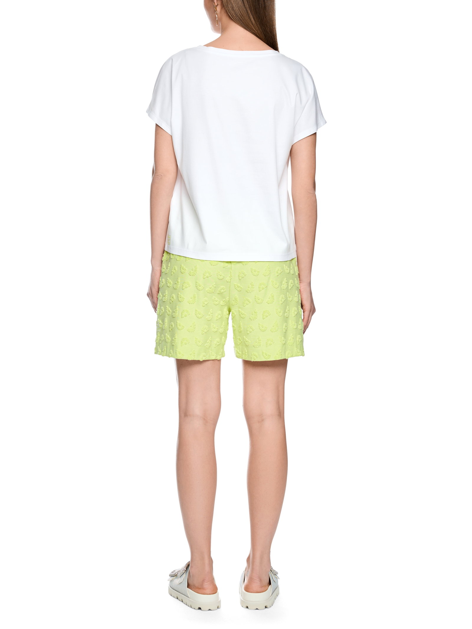Marc Cain Sports T-Shirt mit Kaktus-Print und Brusttasche #3