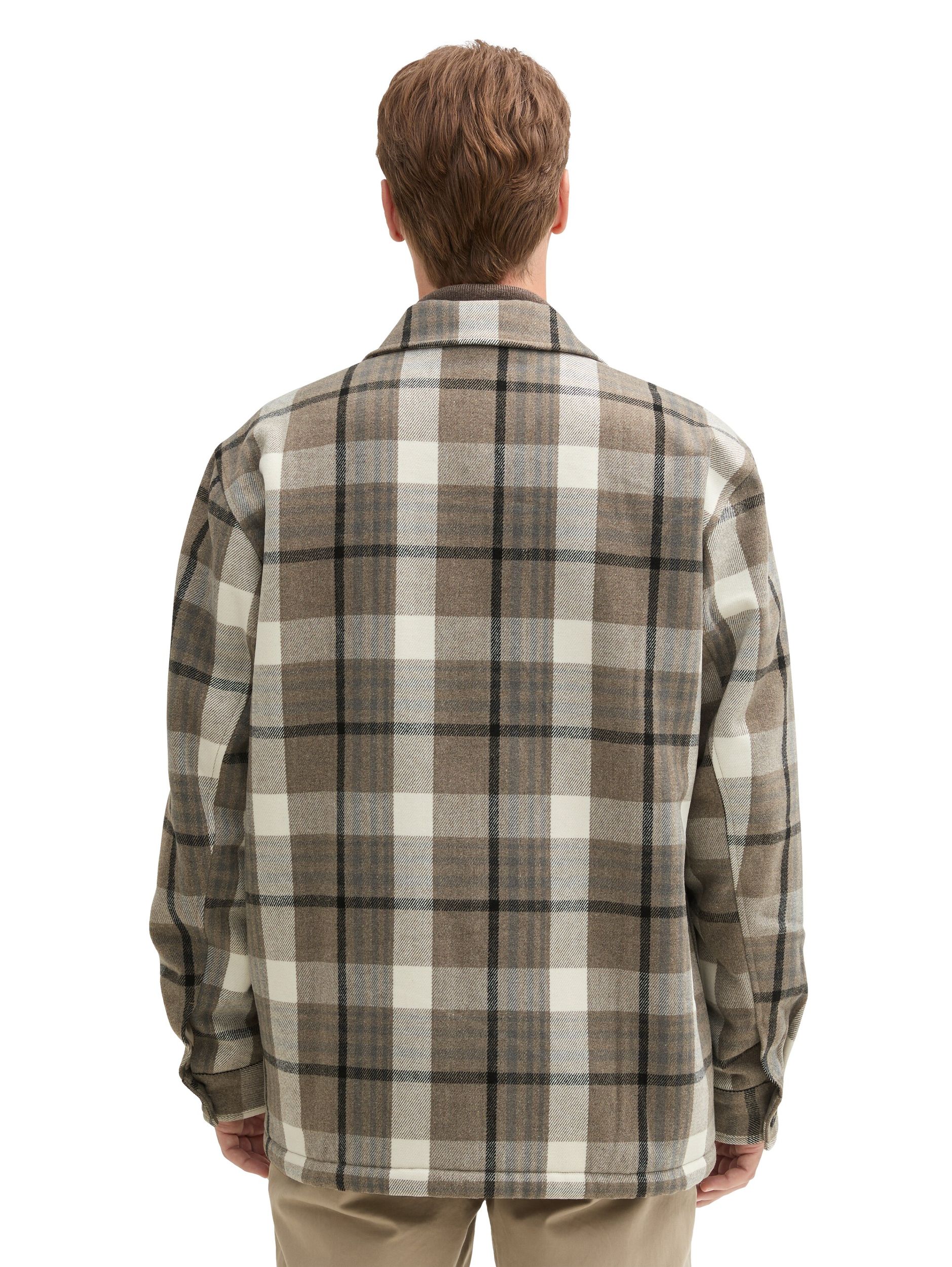 Tom Tailor |  Tom Tailor Hemd Regular Fit  | XL | grey beige melange big check