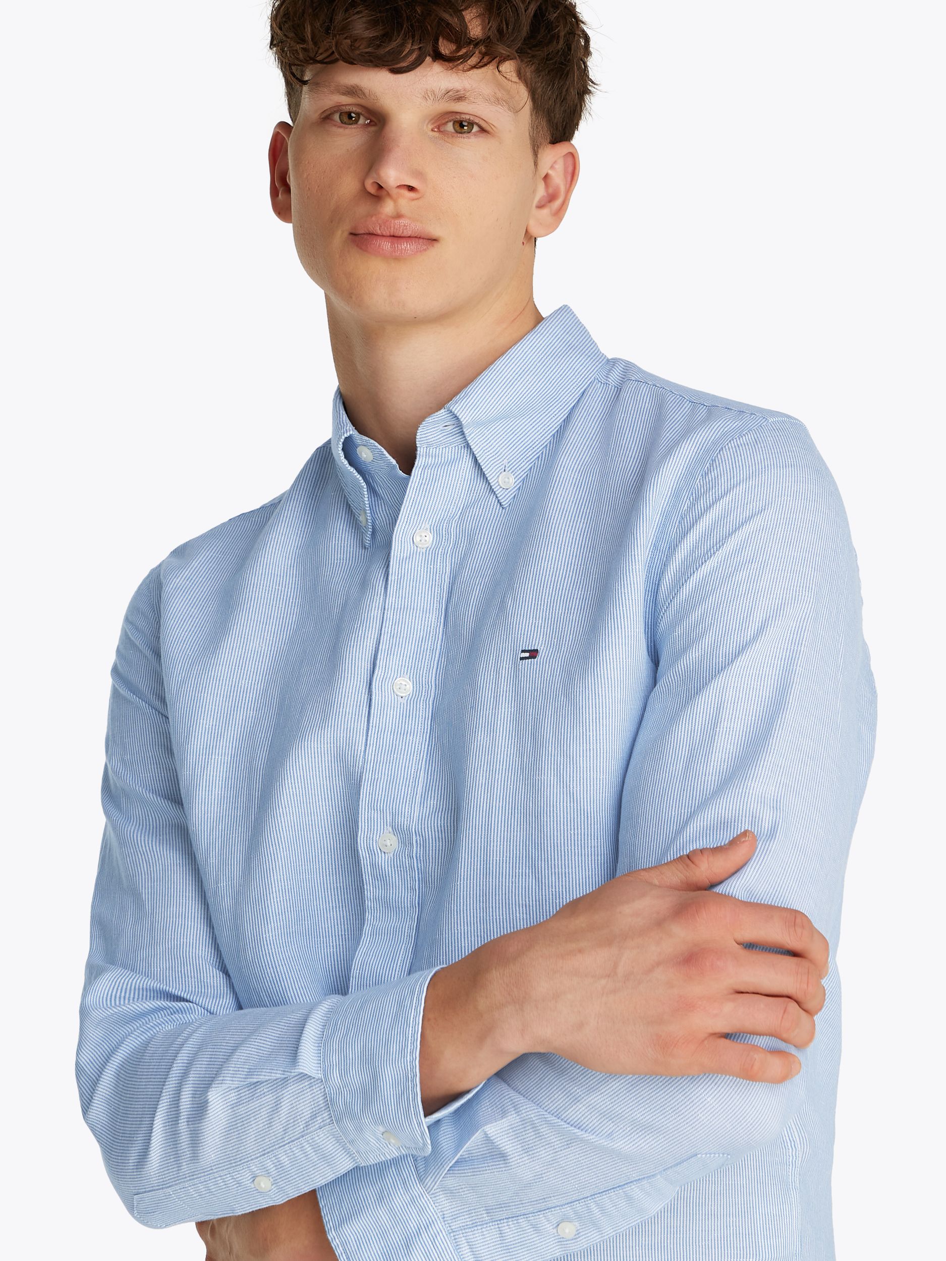 Tommy Hilfiger |  Tommy Hilfiger Hemd Regular Fit  | XXXL | blue spell / stripe