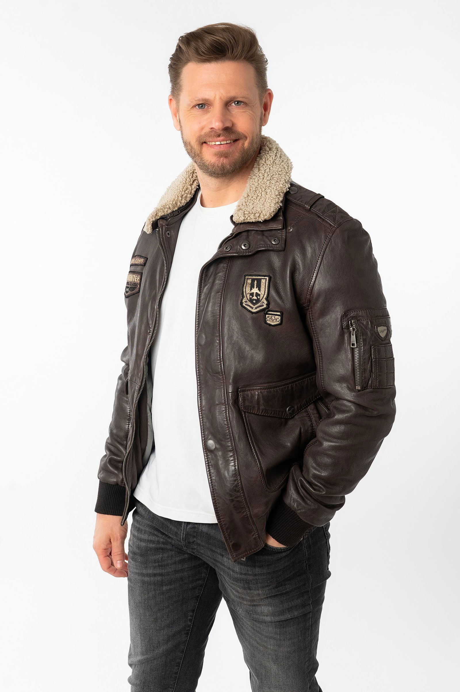 Gipsy | Mauritius Gipsy Lederjacke Pilotenjacke MMCruise | 3XL