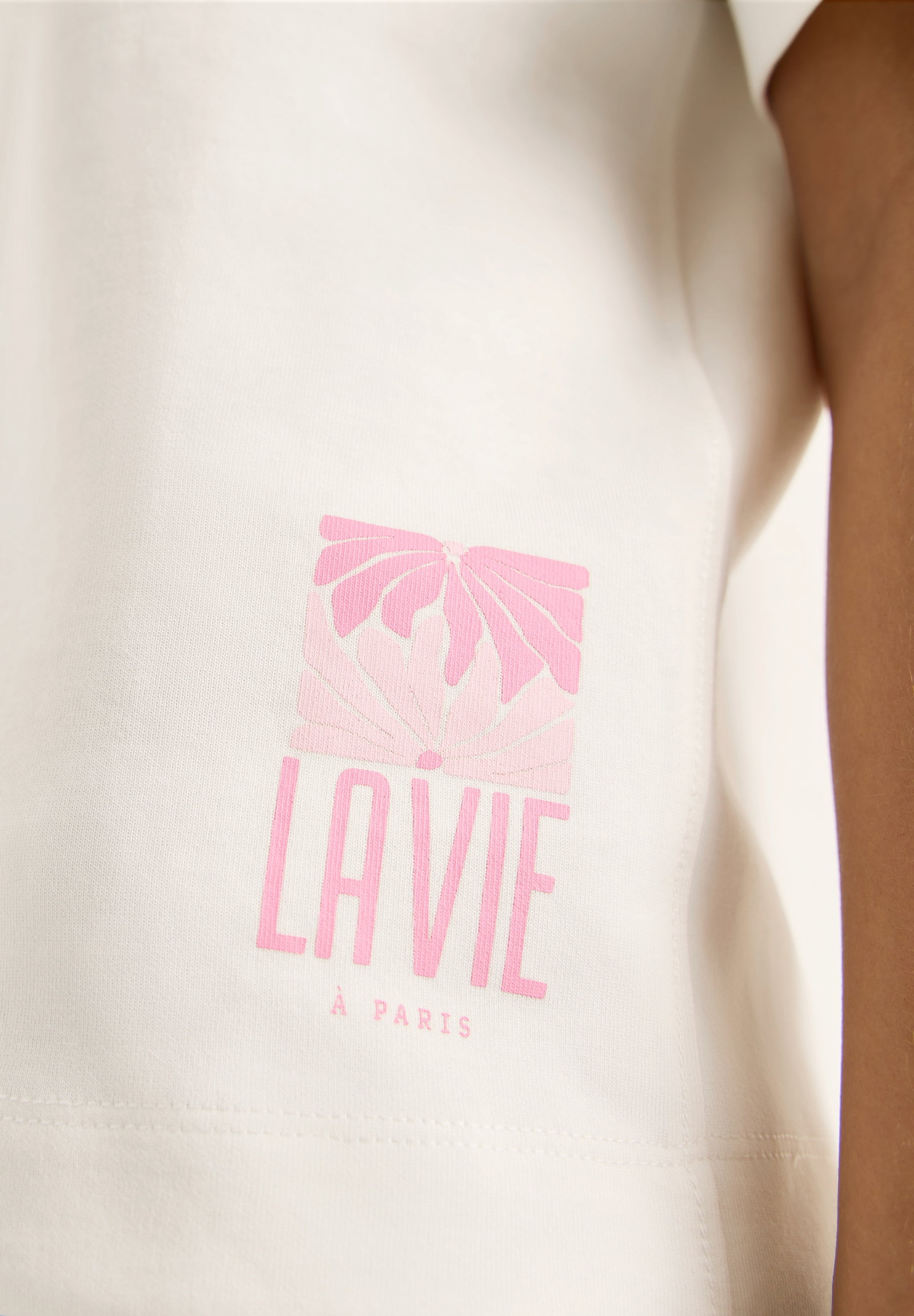 Kurzarm Sweatshirt mit Backprint #6