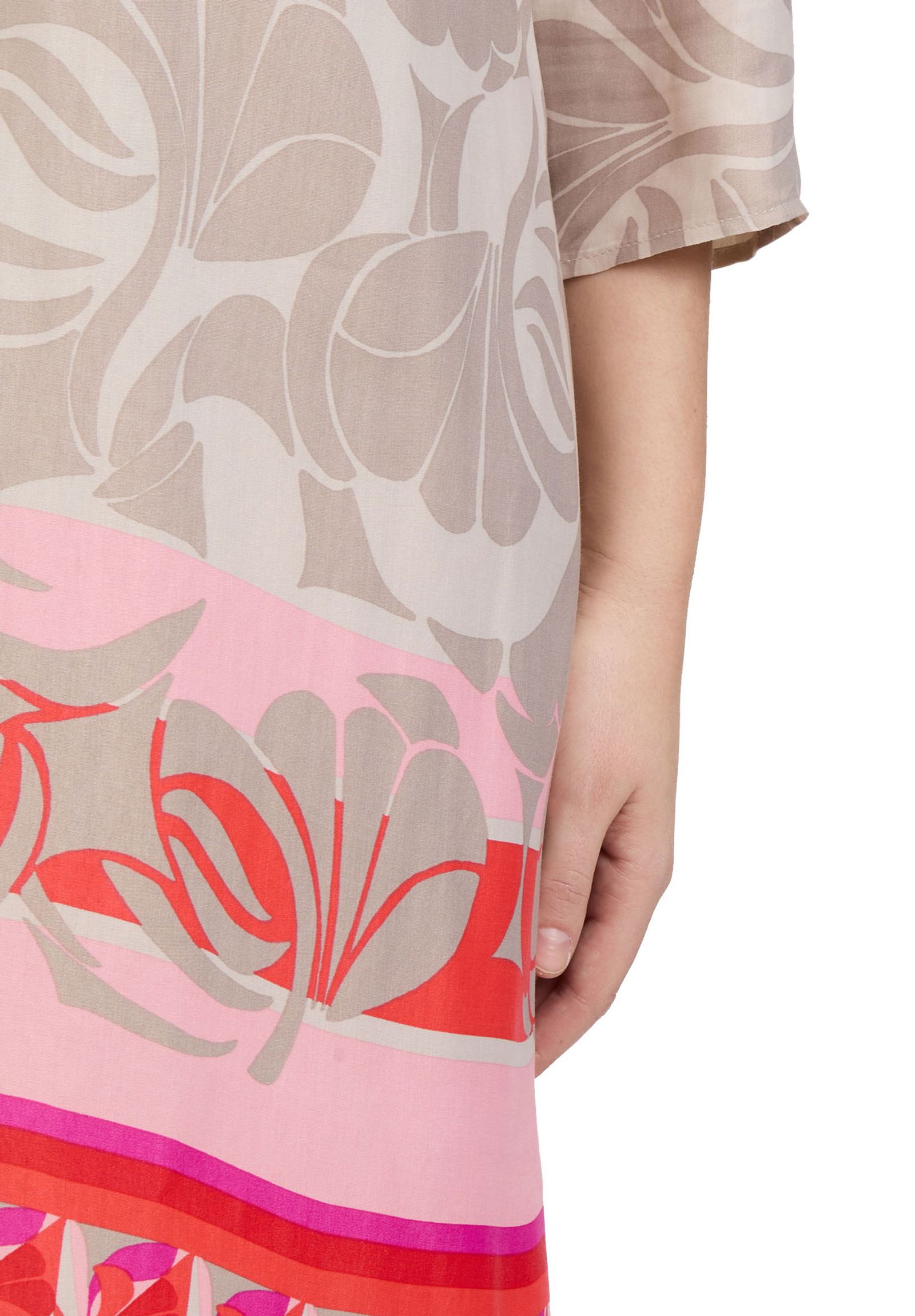 Betty Barclay |  Betty Barclay Freizeitkleid  | 40 | taupe/rot