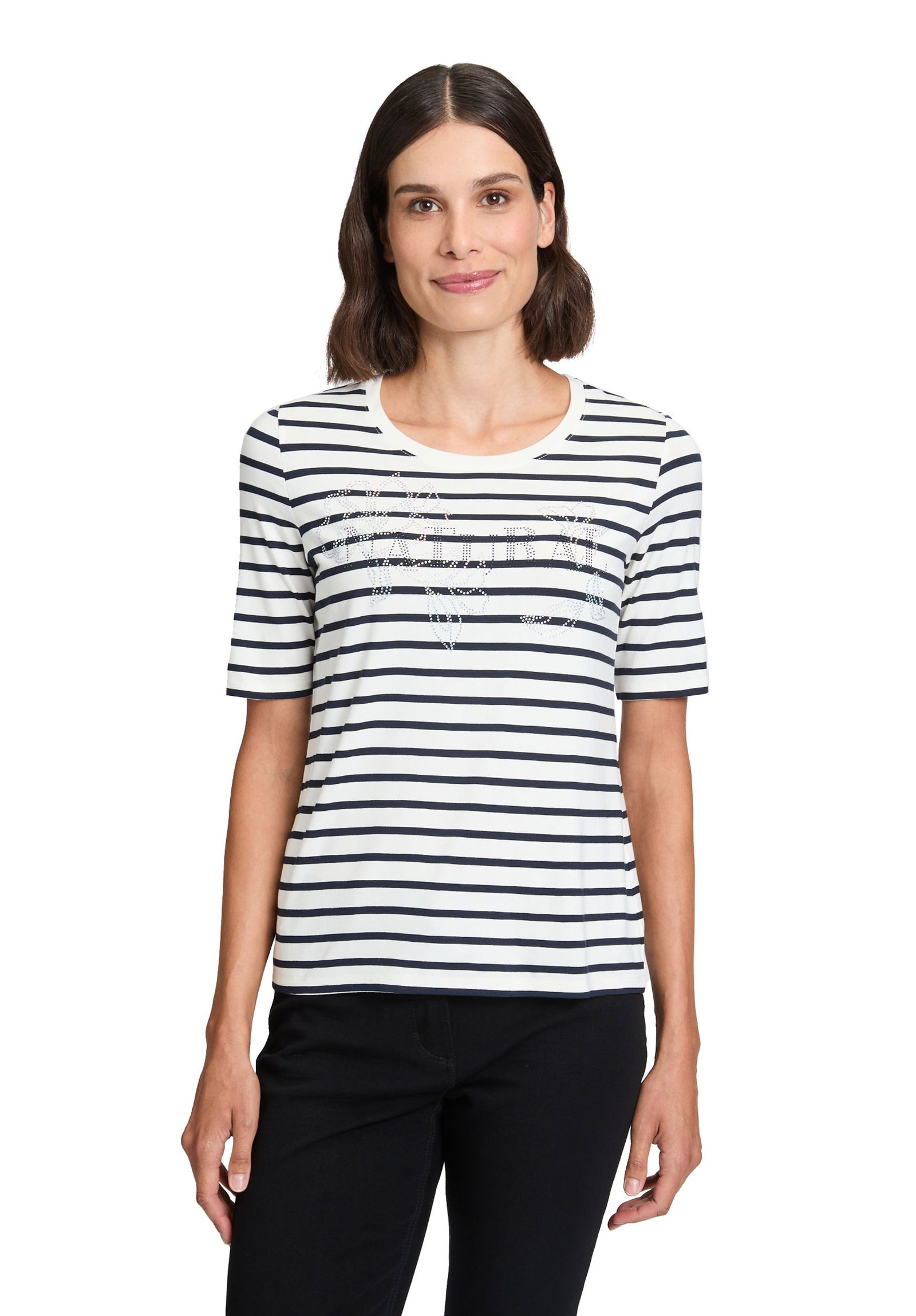 Betty Barclay |  Betty Barclay Shirt  | 48 | weiß/dunkelblau