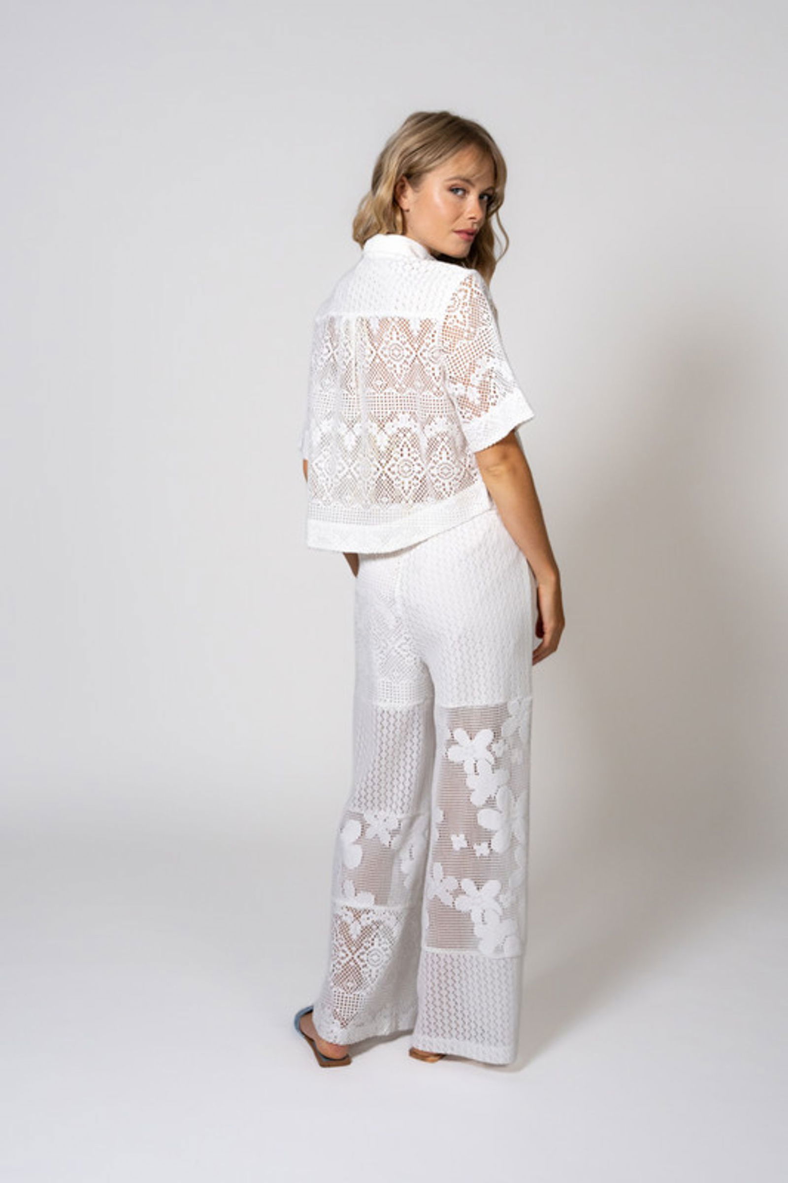 2730c81d5ff37067c36f1e1ba5efa087 Oh April | Oh April Spitzenhose "Ackee" | S | offwhite