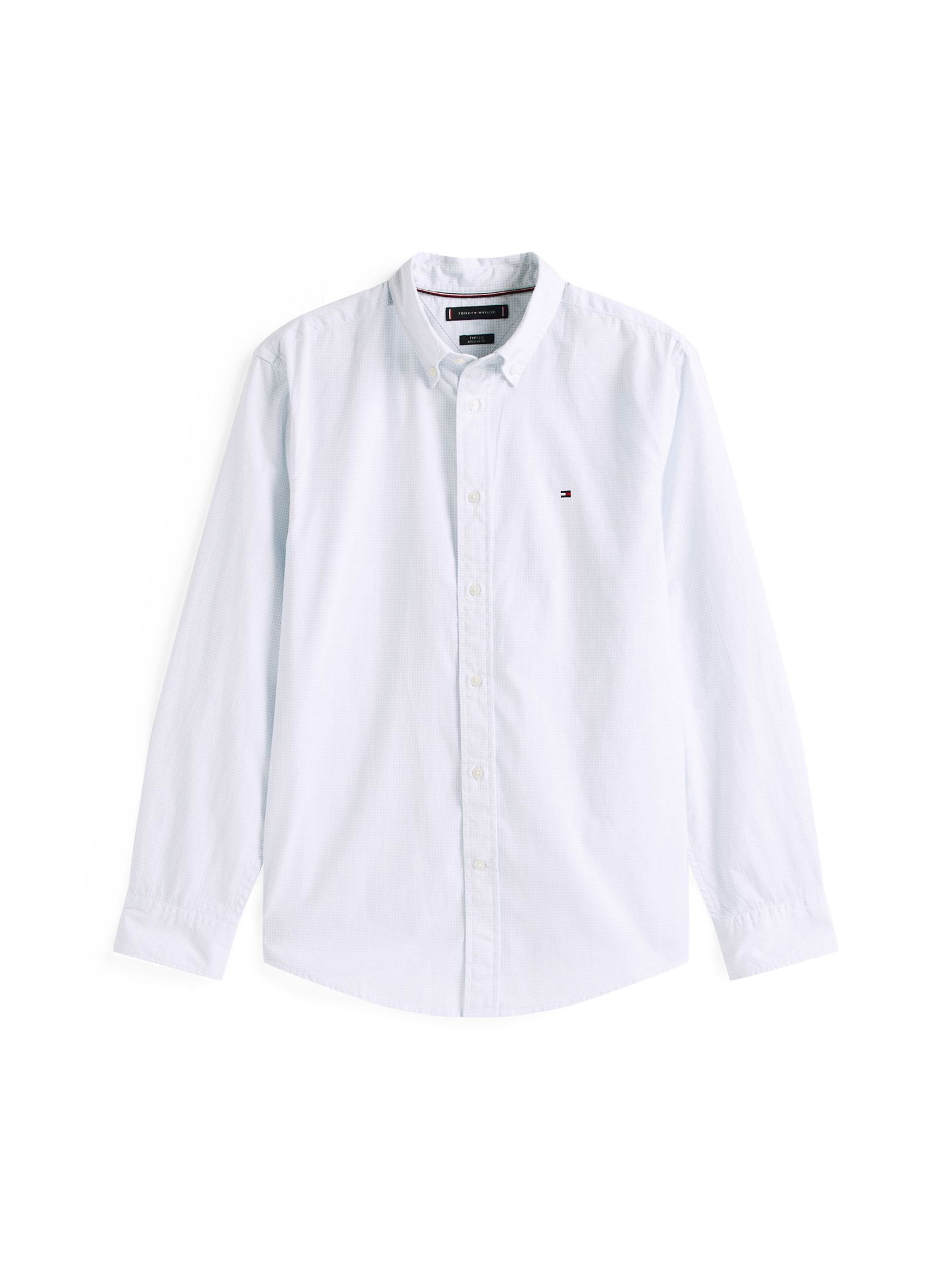 Tommy Hilfiger |  Tommy Hilfiger Hemd Regular Fit  | M | optic white / carbon navy