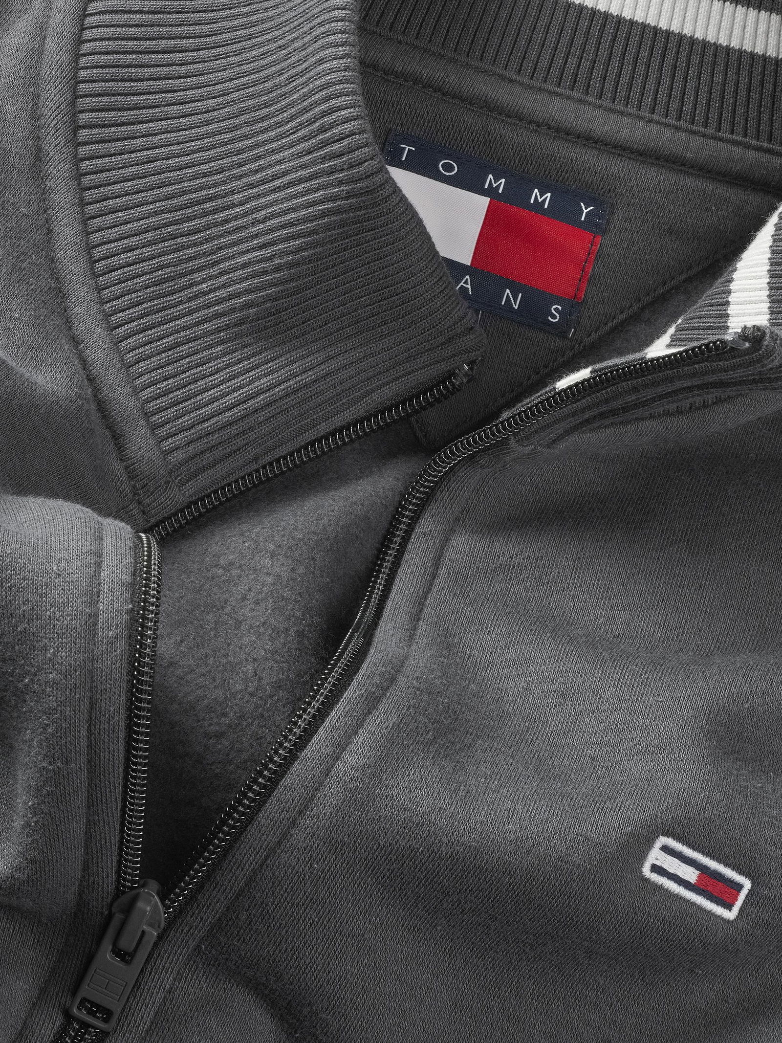  |  TJM REG FLEECE ZIP THRU EXT | XXL | washed black