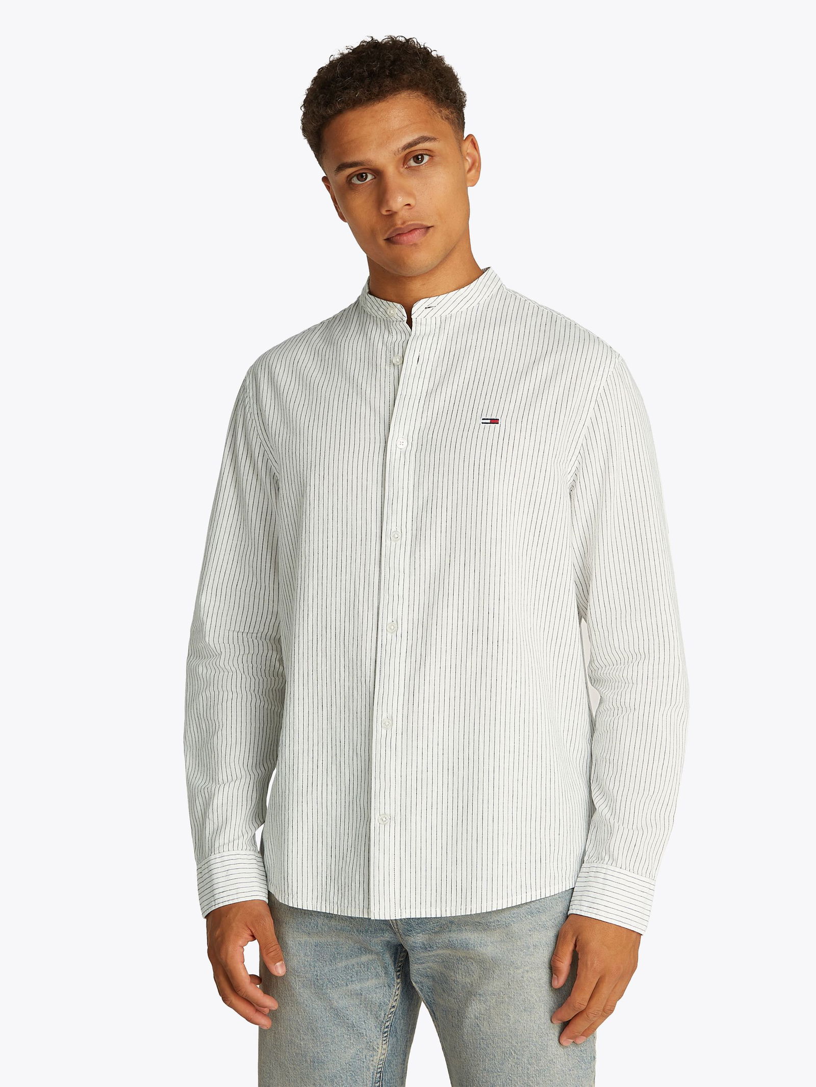 Tommy Jeans |  Tommy Jeans Hemd Super Slim Fit  | XL | ecru