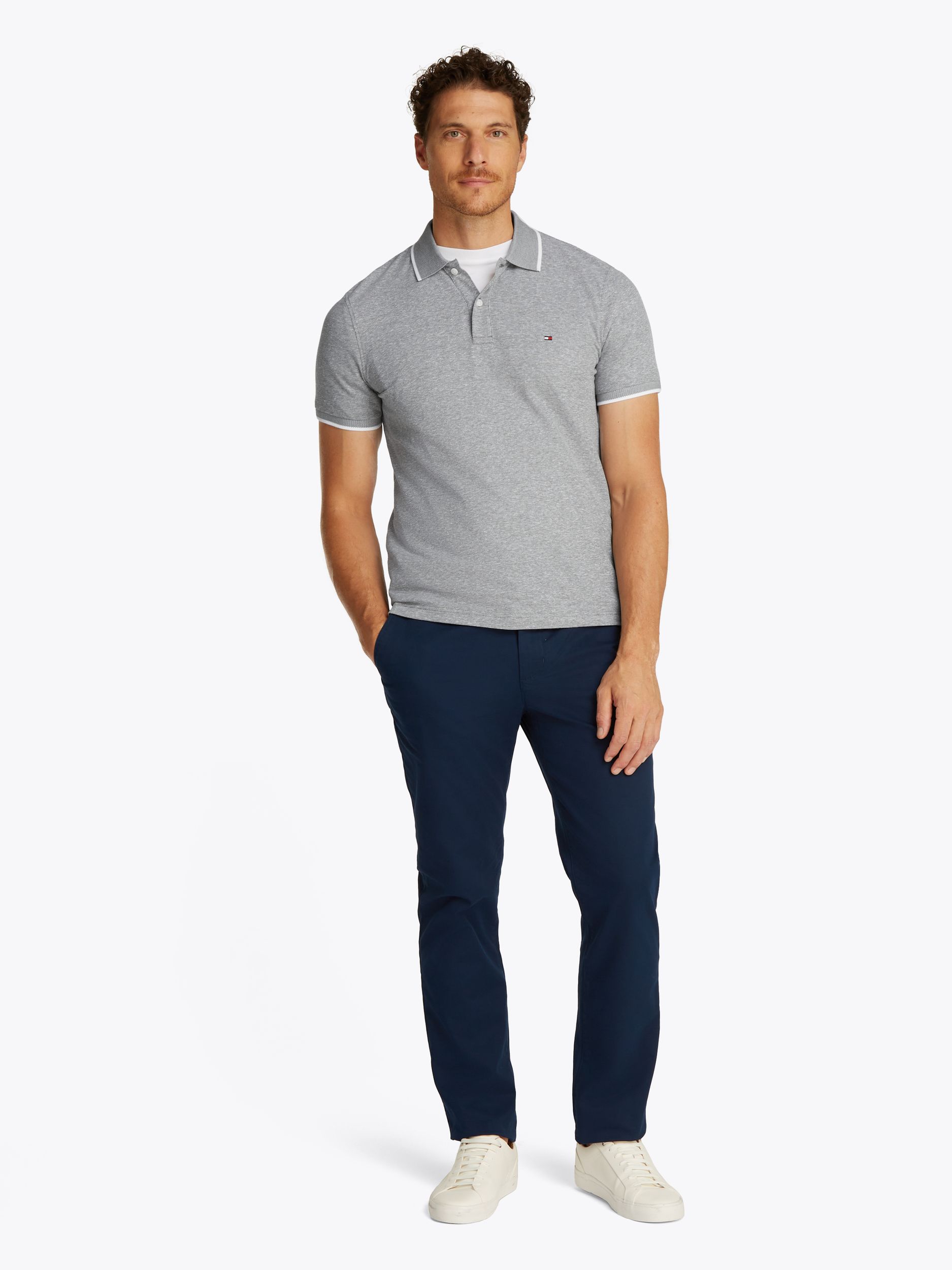 Tommy Hilfiger |  Tommy Hilfiger Poloshirt  | XXL | battle green