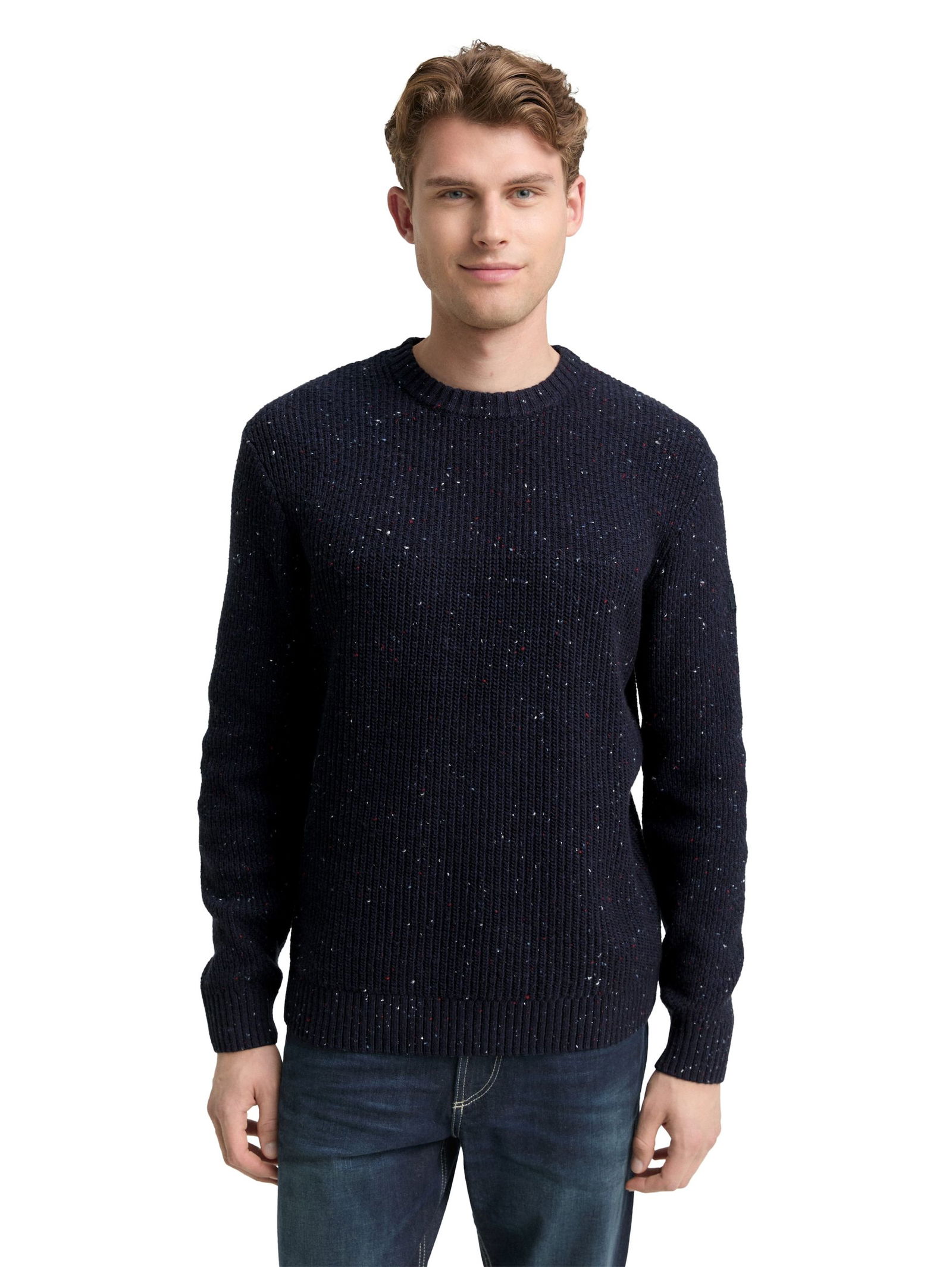 Tom Tailor | Tom Tailor Pullover | XXXL | navy melange multi neps