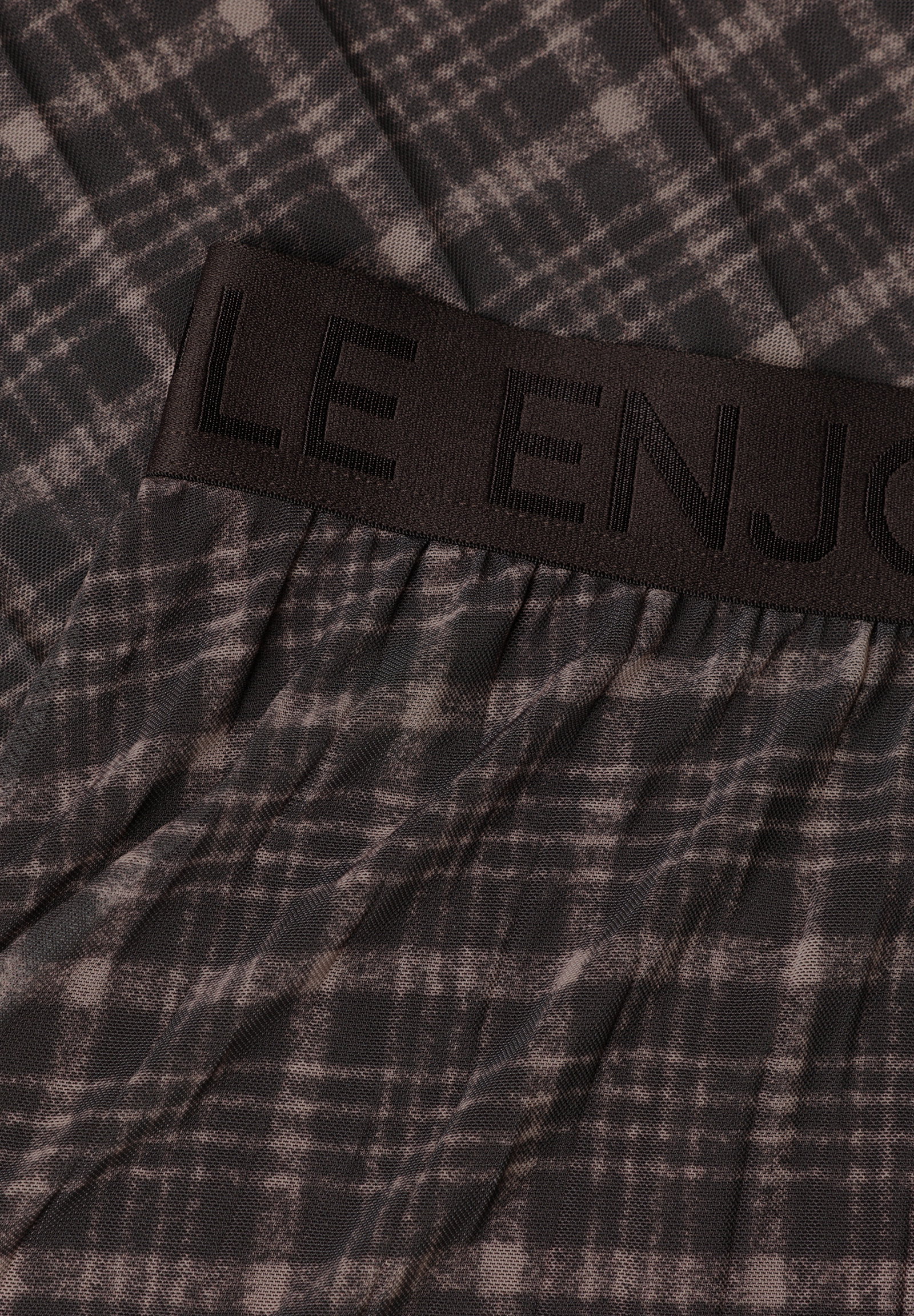 Midi skirt Plissée_check, black coffee #2