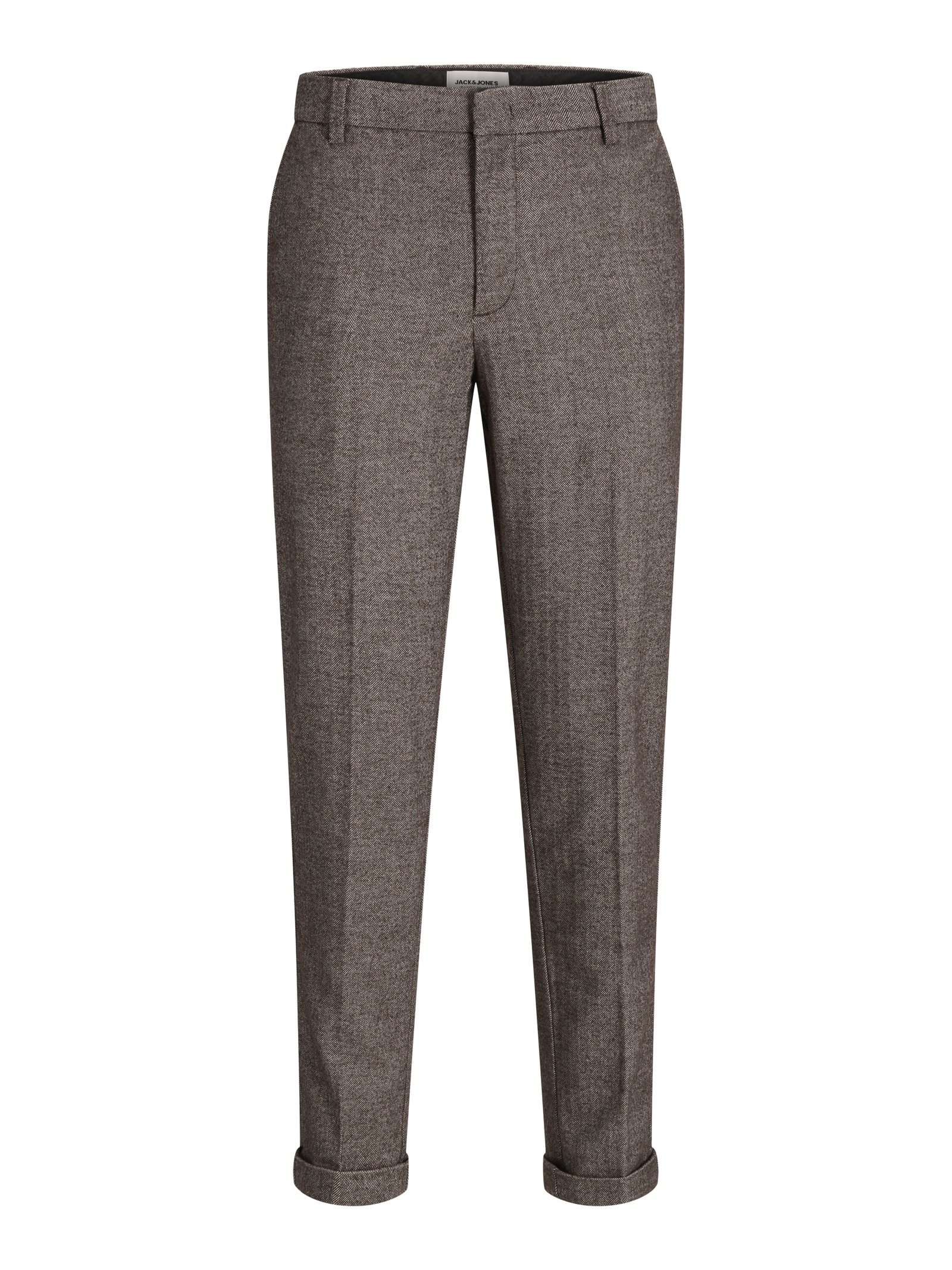 JPSTOLLIE BLAKE WINTER CHINO SN, Cocoa/HERRINGBONE #1