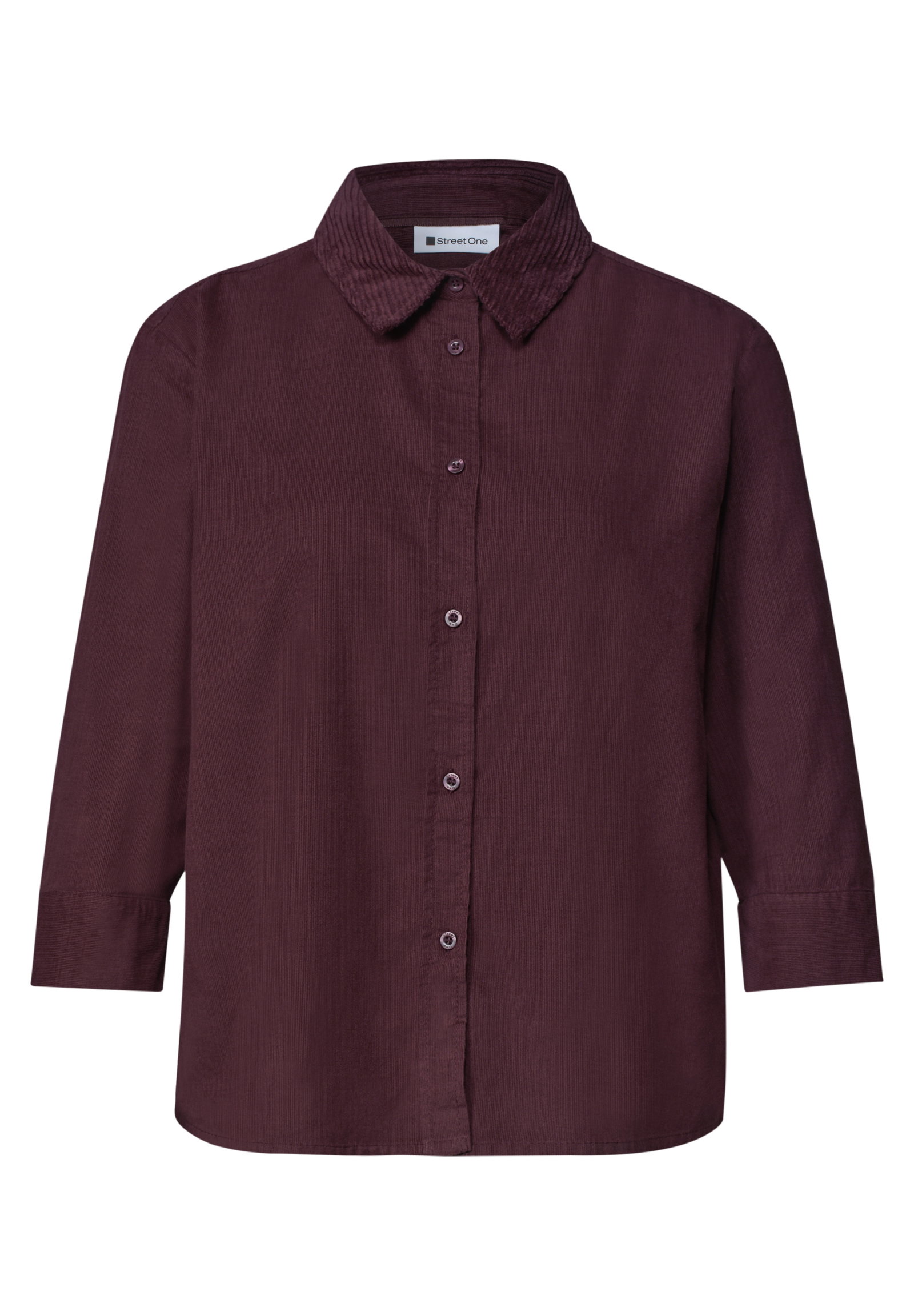 LTD QR Corduroy Mix shirtcolla, rustic rouge #1