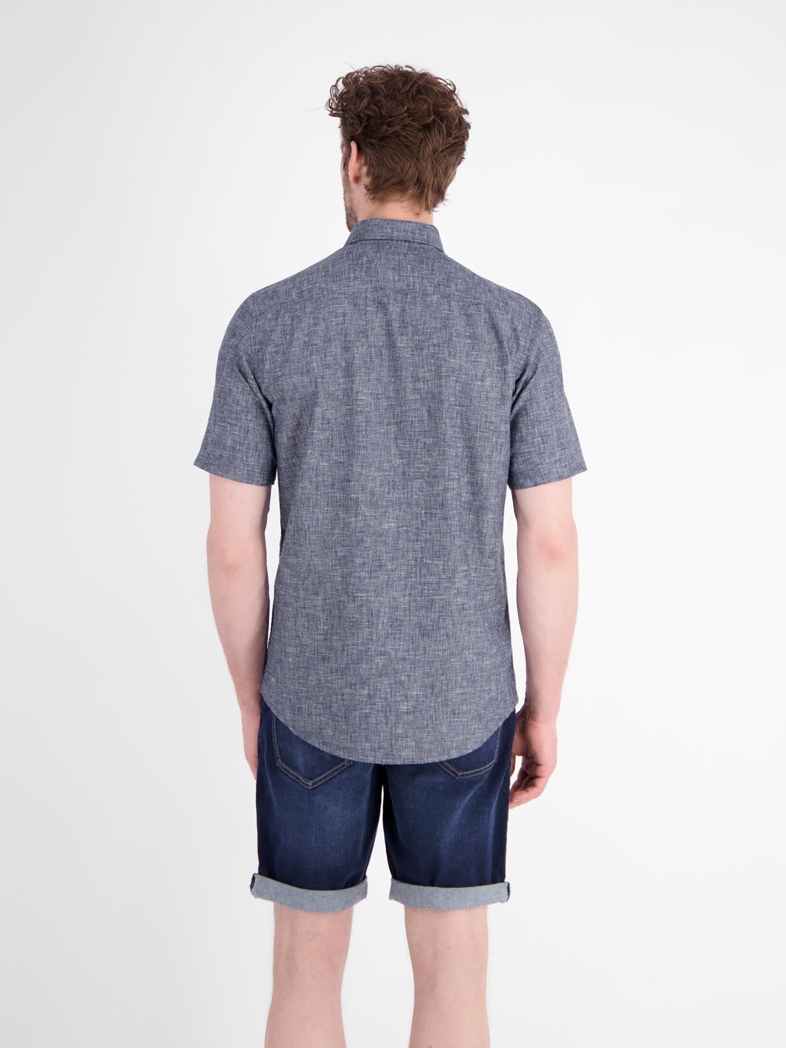 HEMD 1/2 ARM, CLASSIC NAVY #4