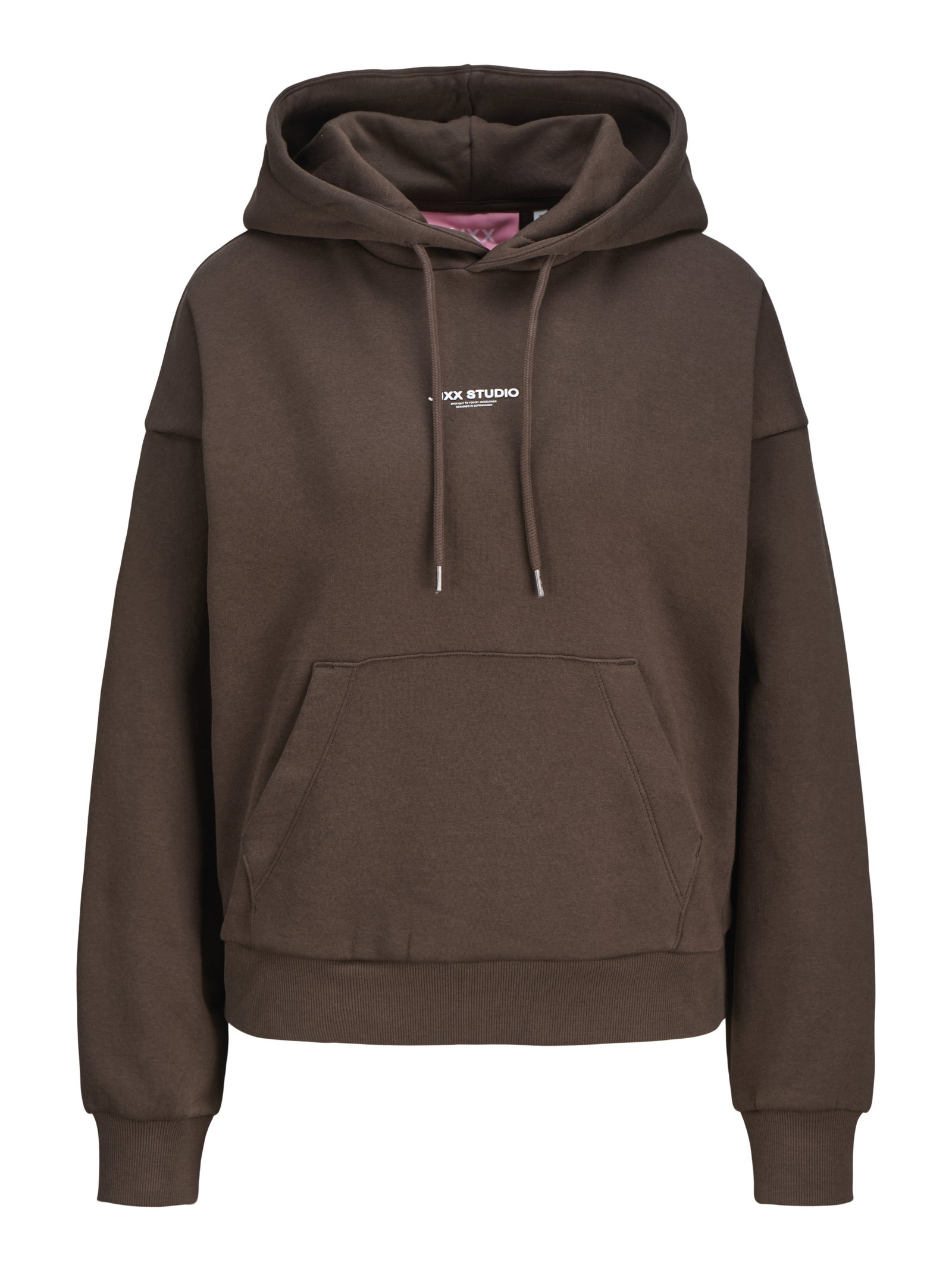 JXSTUDIO VESTERBRO LS RLX HOOD SWT, Bracken/BRIGHT WHITE JJXX STUDIO #1