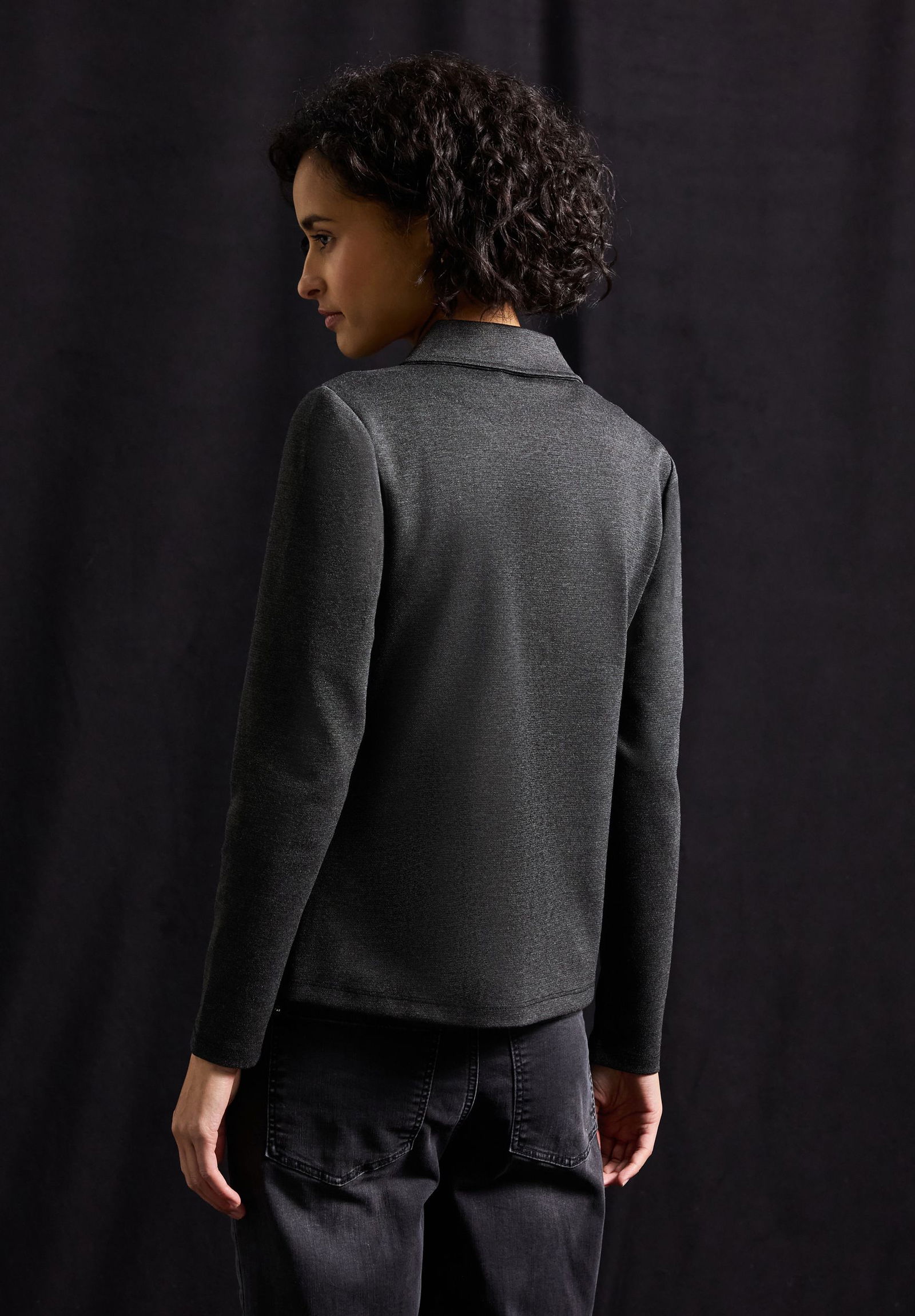 Street One | Street One Sweatblazer | 36 | black