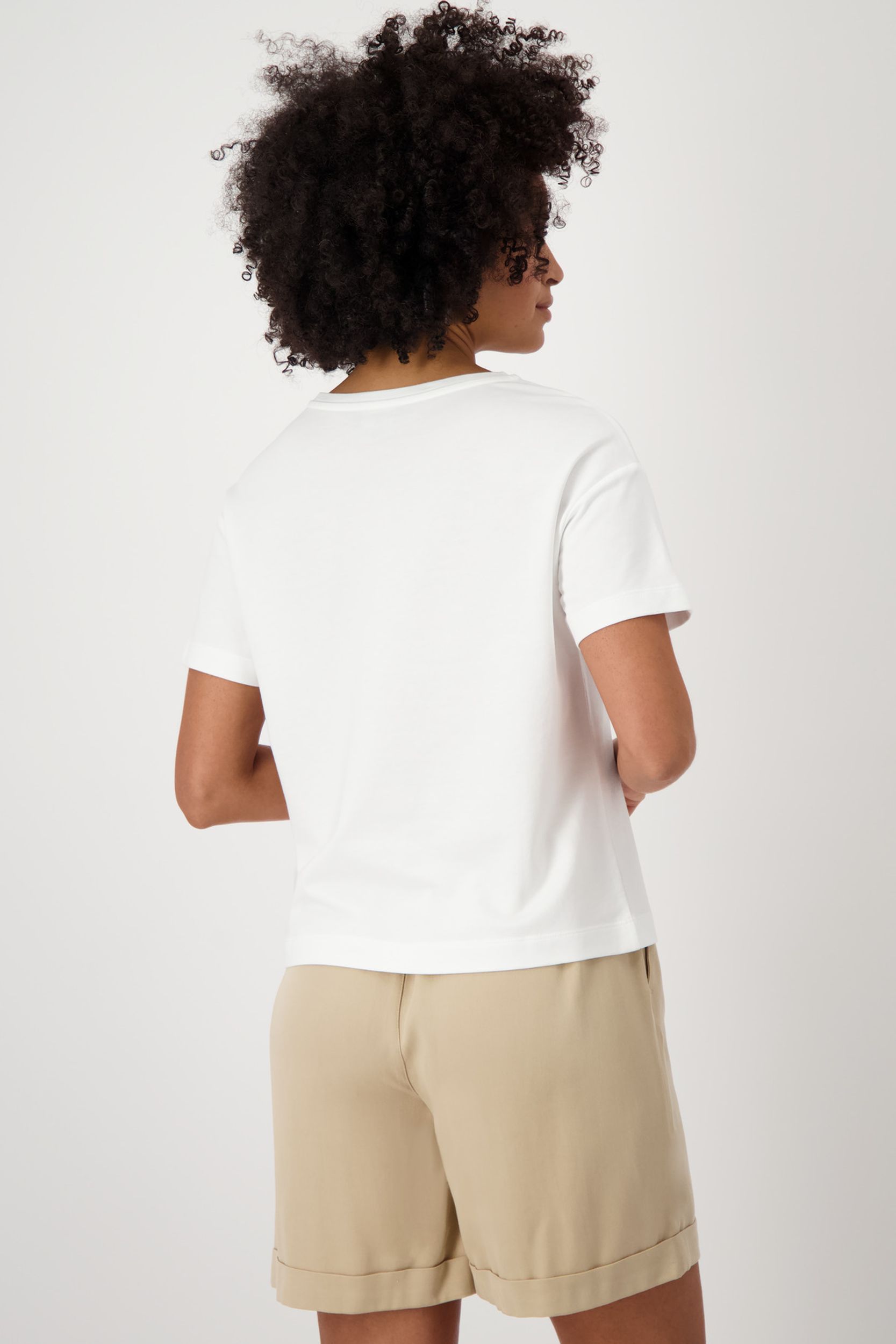 Monari |  T-Shirt, cream | 40