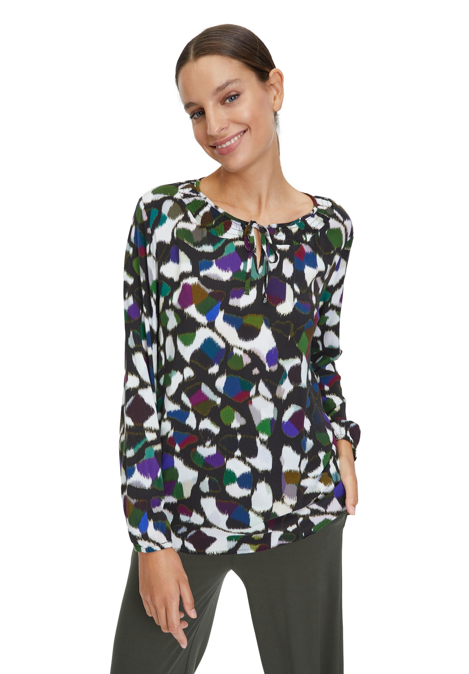 Cartoon Druckbluse 