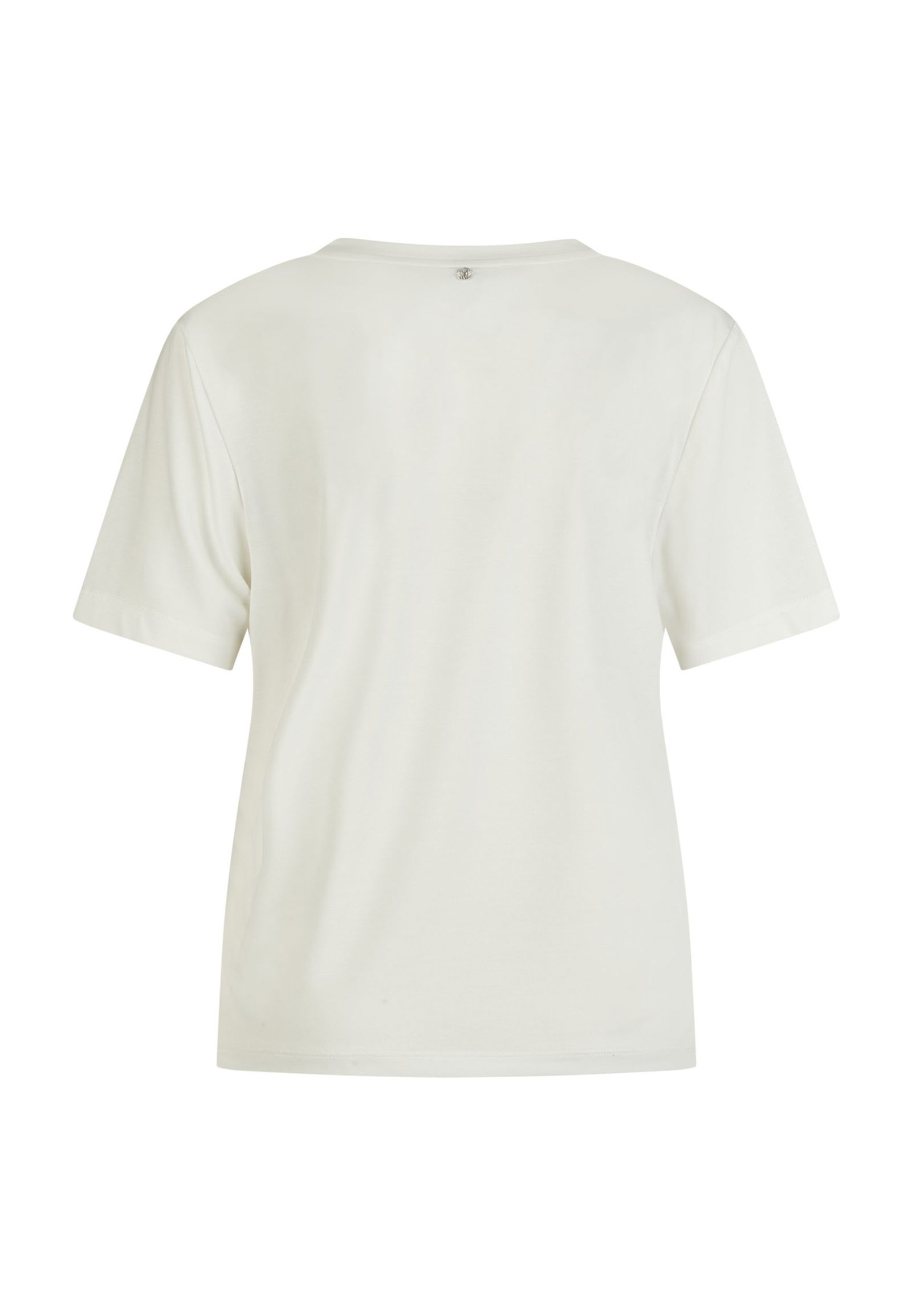 3c6bb5596208eb427d46b1e7f4964fd2 Marc Aurel | T-Shirt mit Glanzfolienprint | 38 | off white varied