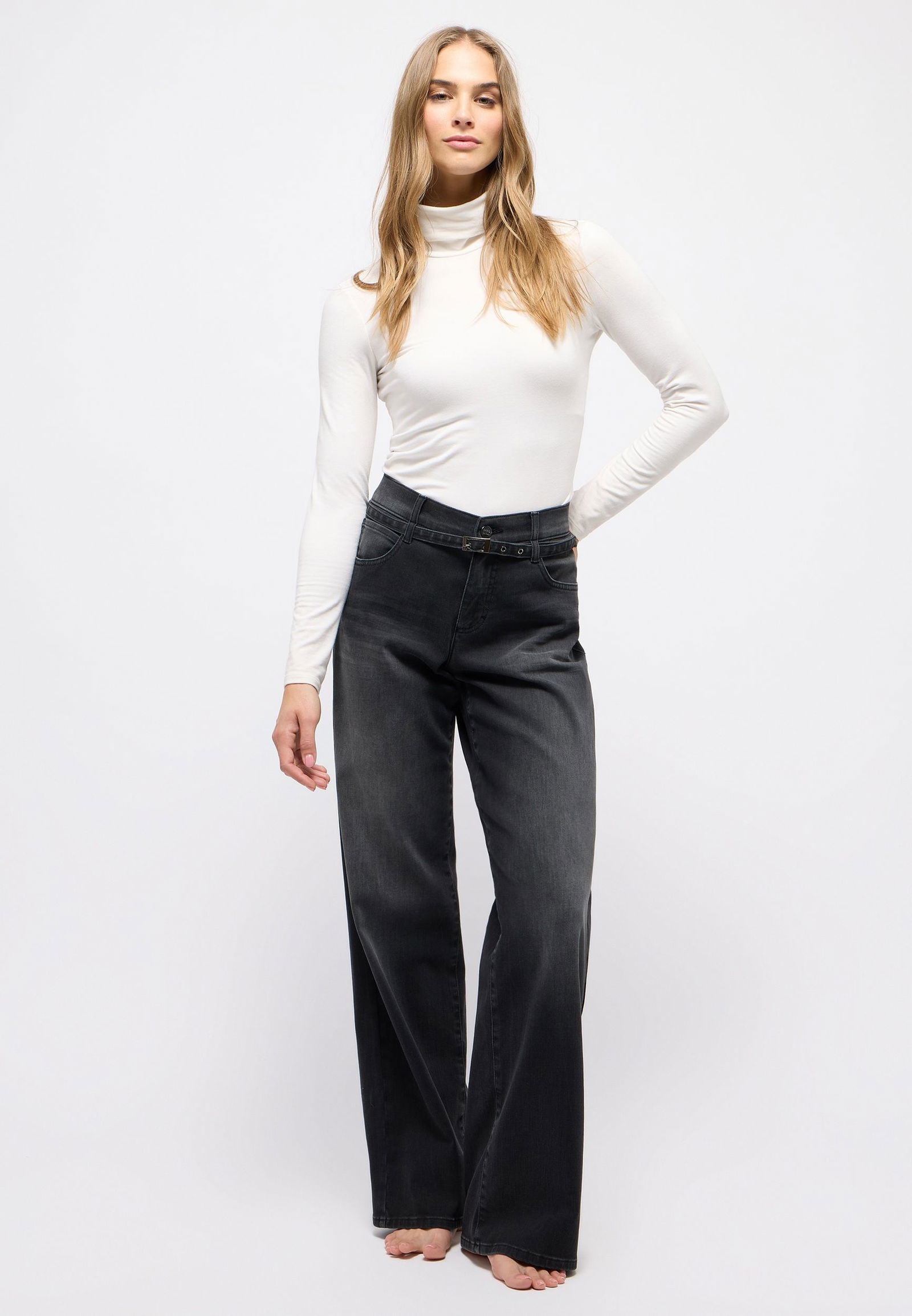 Angels | Angels Schlaghose "Liz Belt" | 38/30 | anthracite used