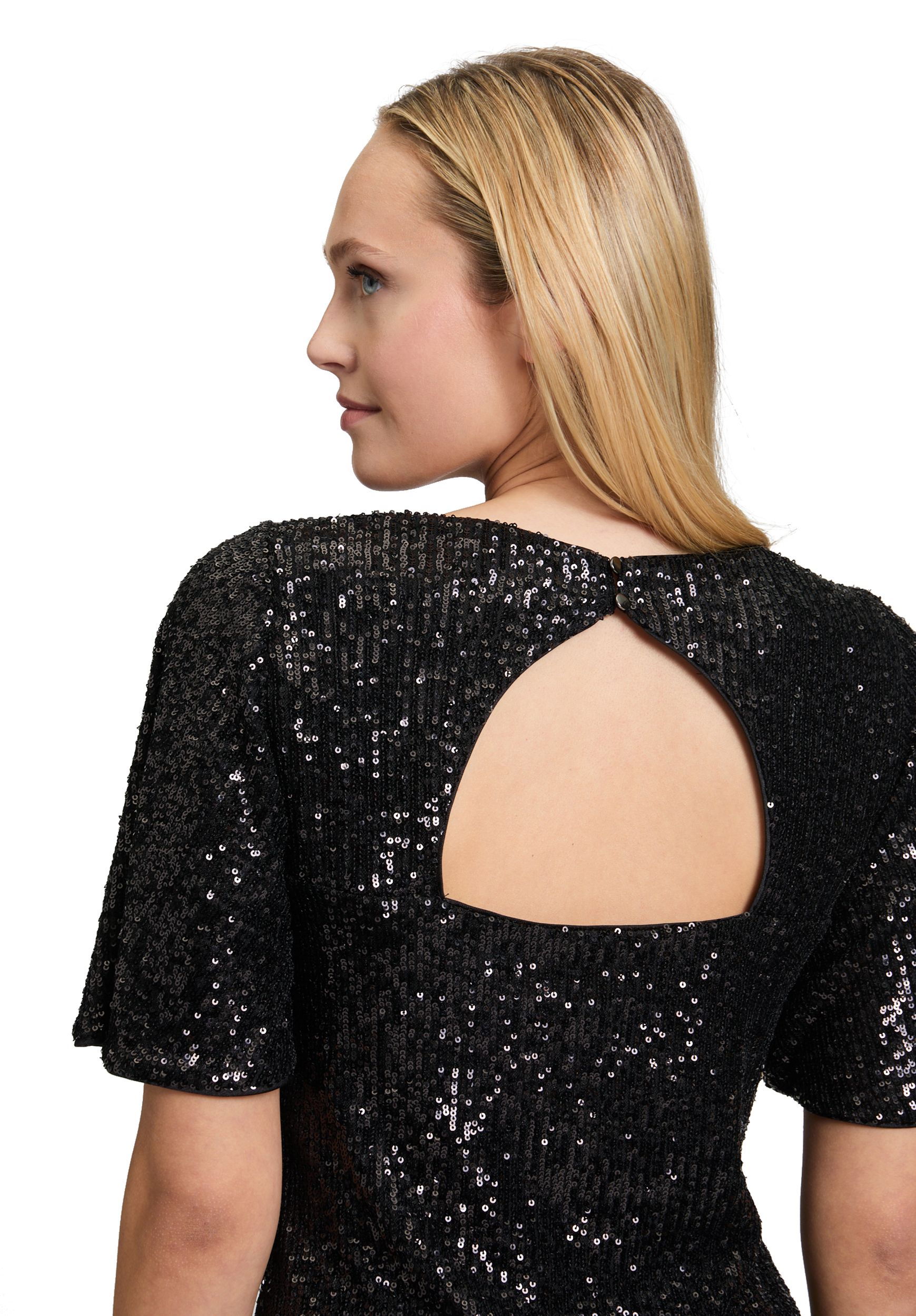 V by Vera Mont |  V by Vera Mont  Pailletten-Top | 38 | schwarz