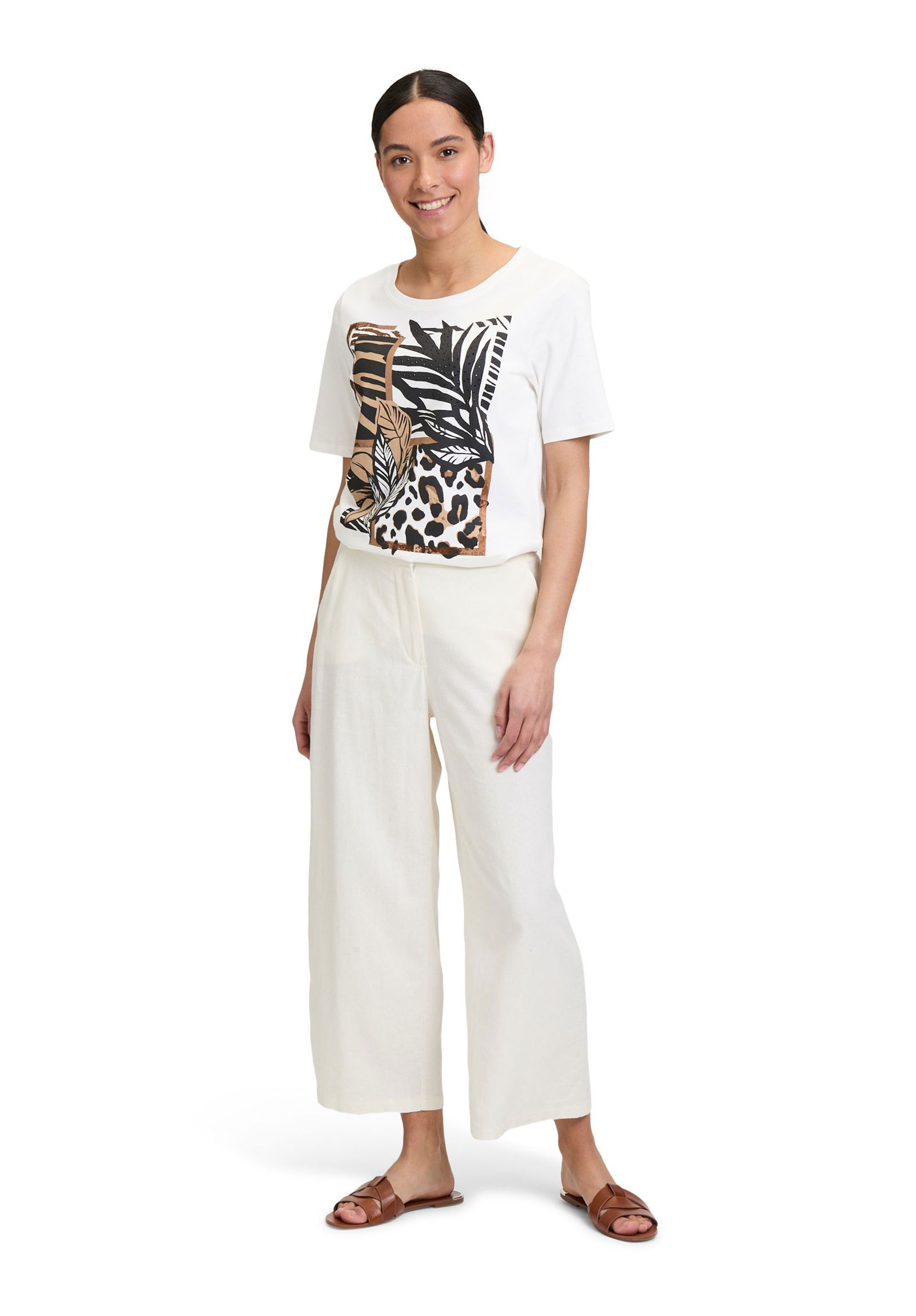 Betty Barclay |  Basic Shirt | 48 | patch cream/beige