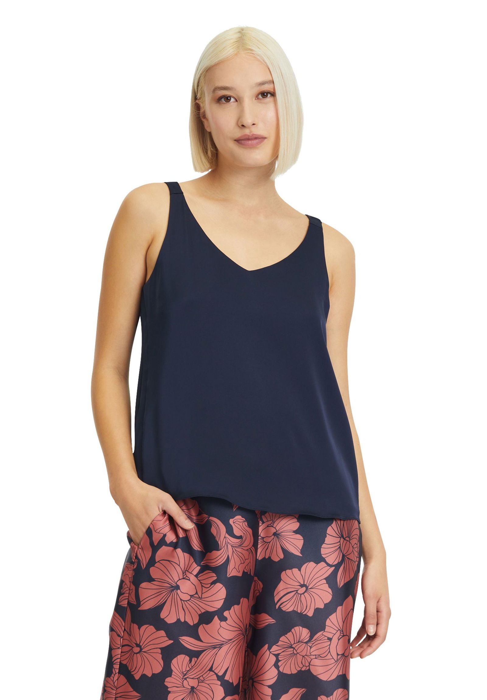 V by Vera Mont Satin-Bluse