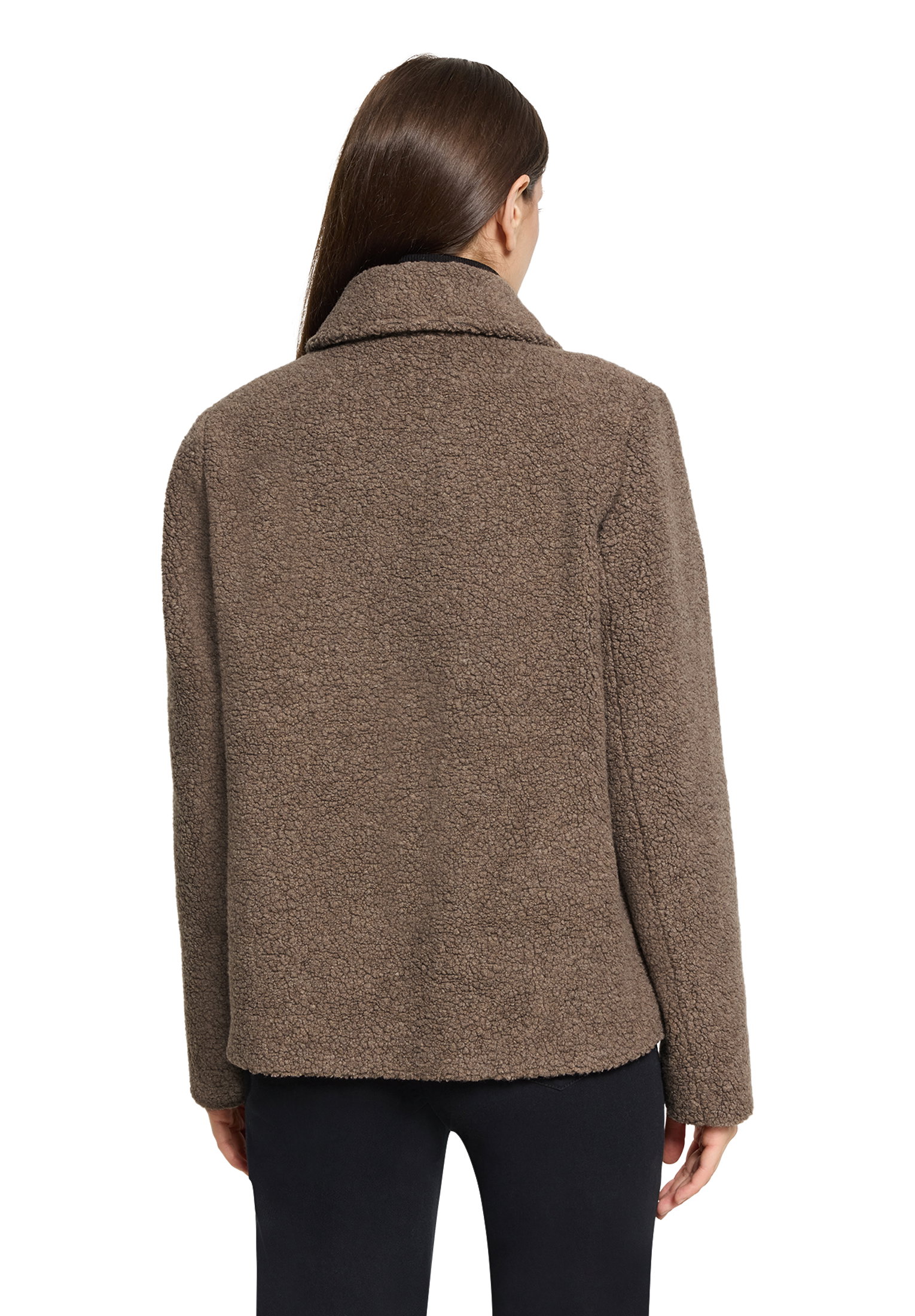 Jacke Wolle, Taupe Melange #4