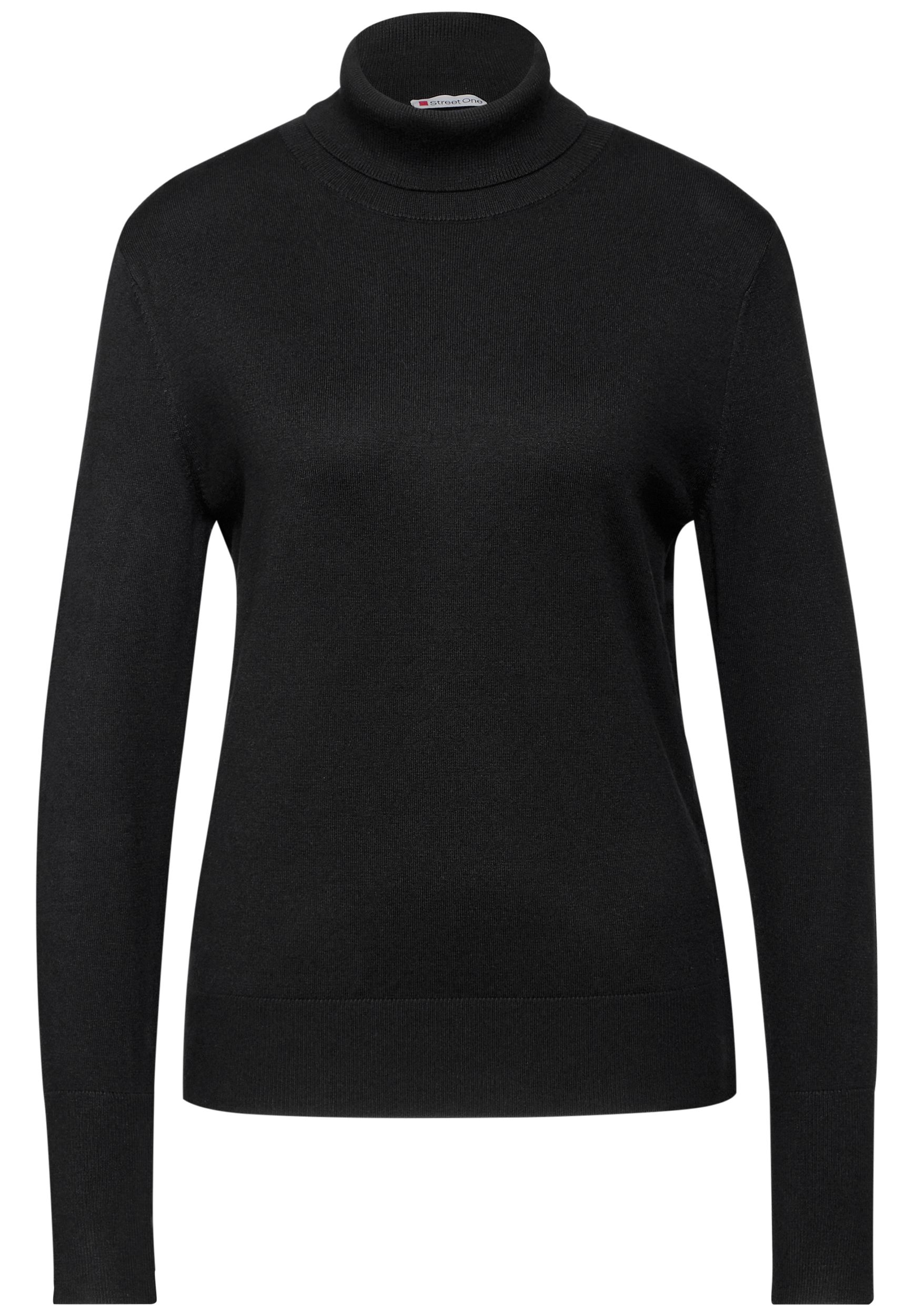 Street One |  Street One Rollkragenpullover  | 38 | black