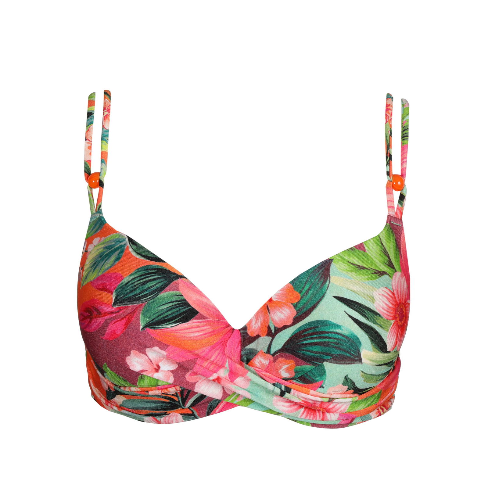 5559e1971dd46bd0d923e001db10e0bb Marie Jo |  NORMA JEANNE Tropical Sunset Unterlegtes Bikini-Top tief. | 80/C