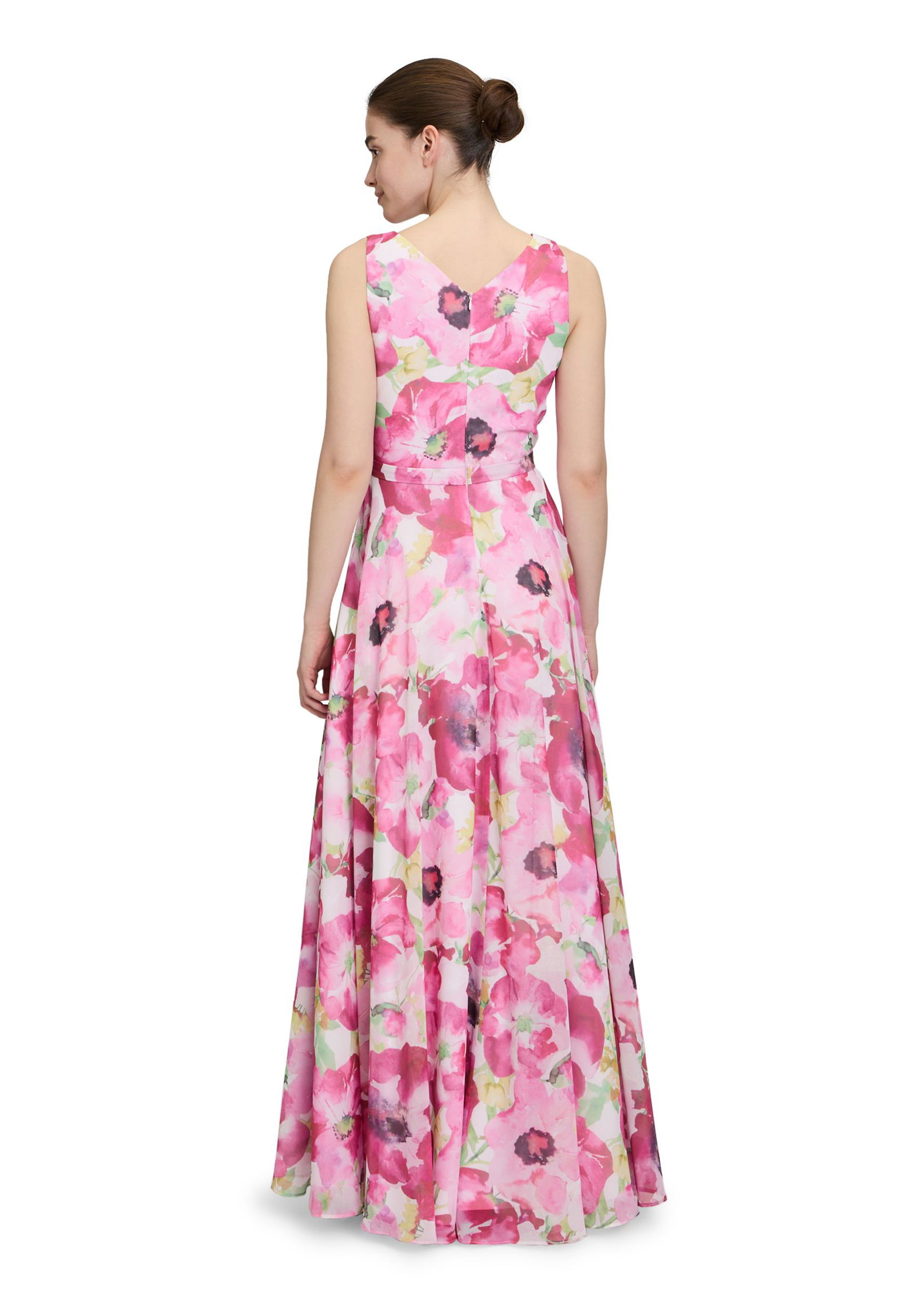 Vera Mont |  Vera Mont Langes Kleid  | 48 | cream/rosé