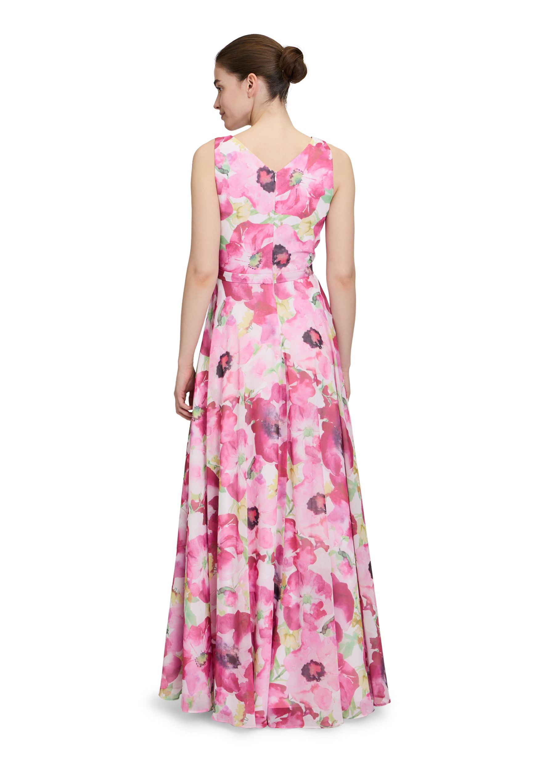 Vera Mont |  Vera Mont Langes Kleid  | 48 | cream/rosé
