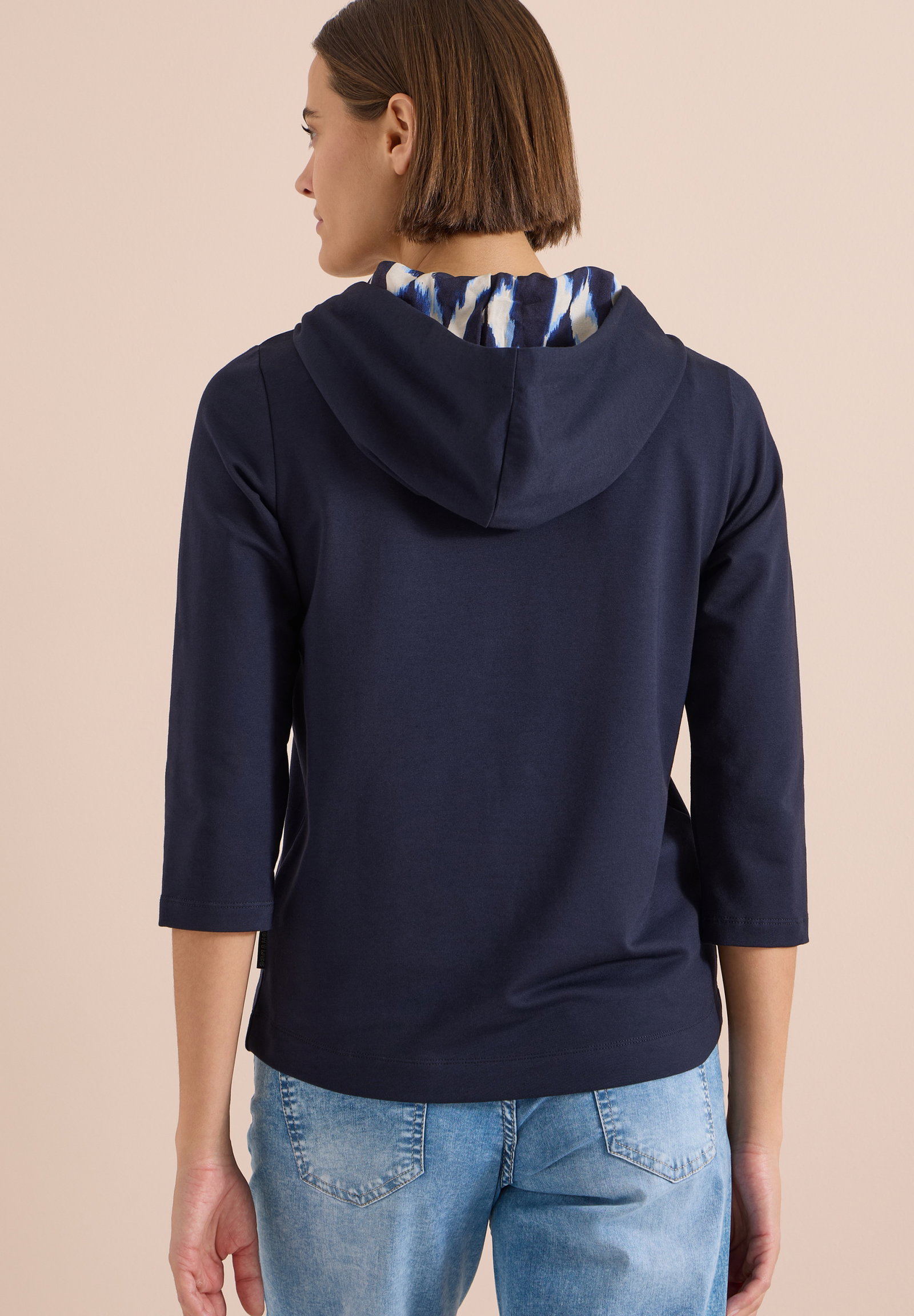 AOP Mix Hoody Shirt, urban dark blue #4