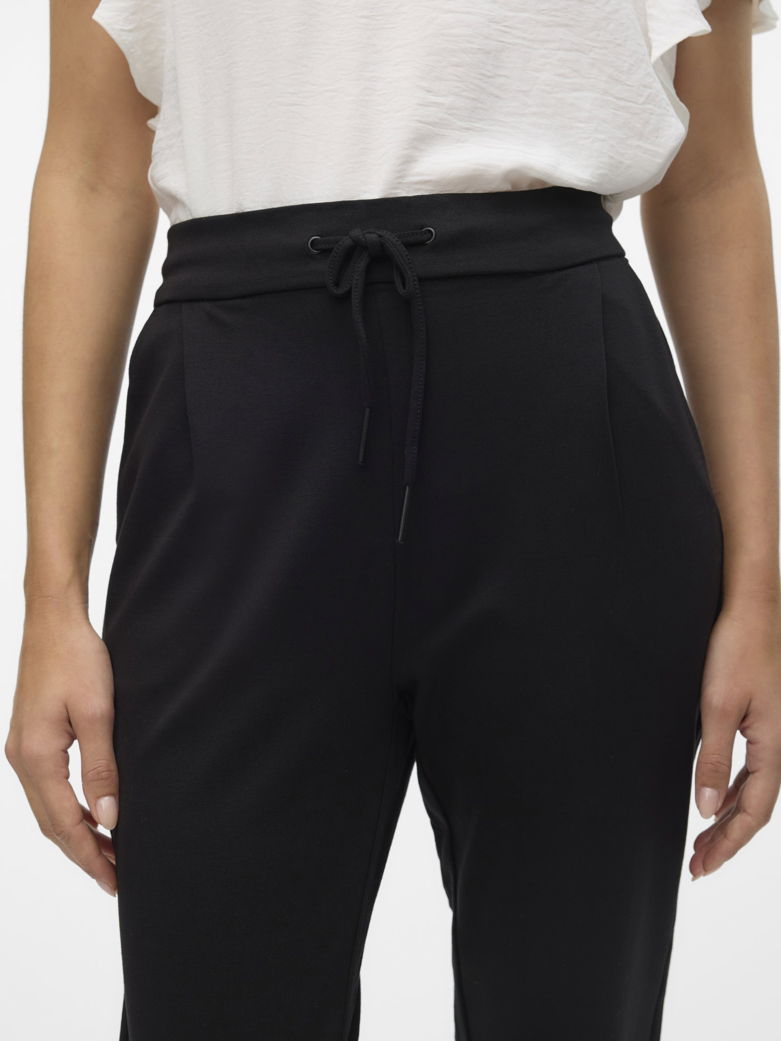 VMEVA MW LOOSE STRING PANT GA NOOS, Black #2