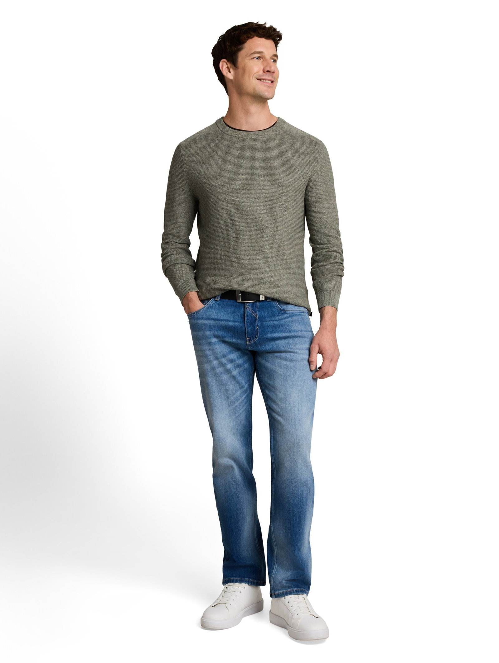 mouline structured crew neck k, mouline mint green #3