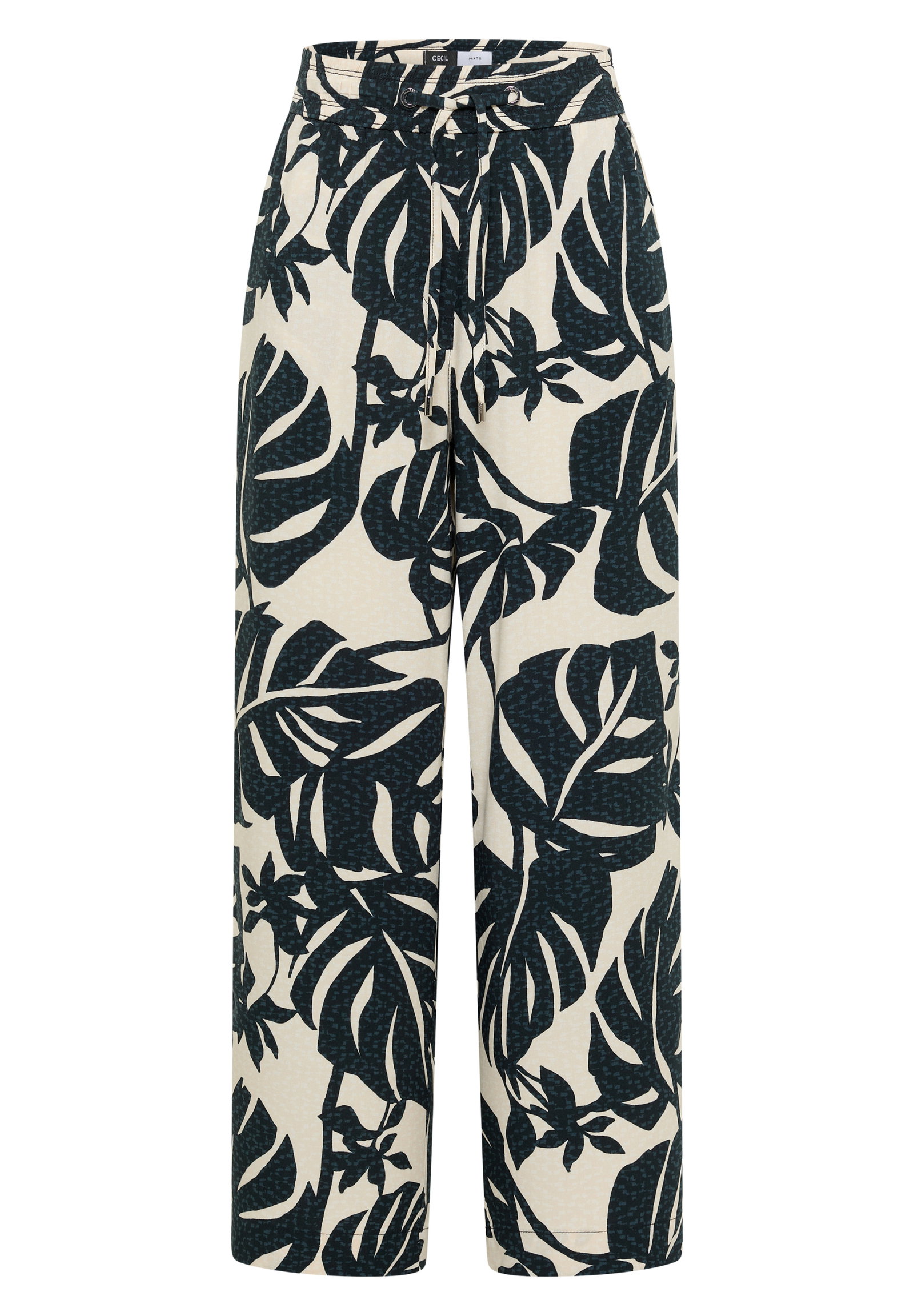 TOS Style Neele AOP leaves big, palm breeze green #1