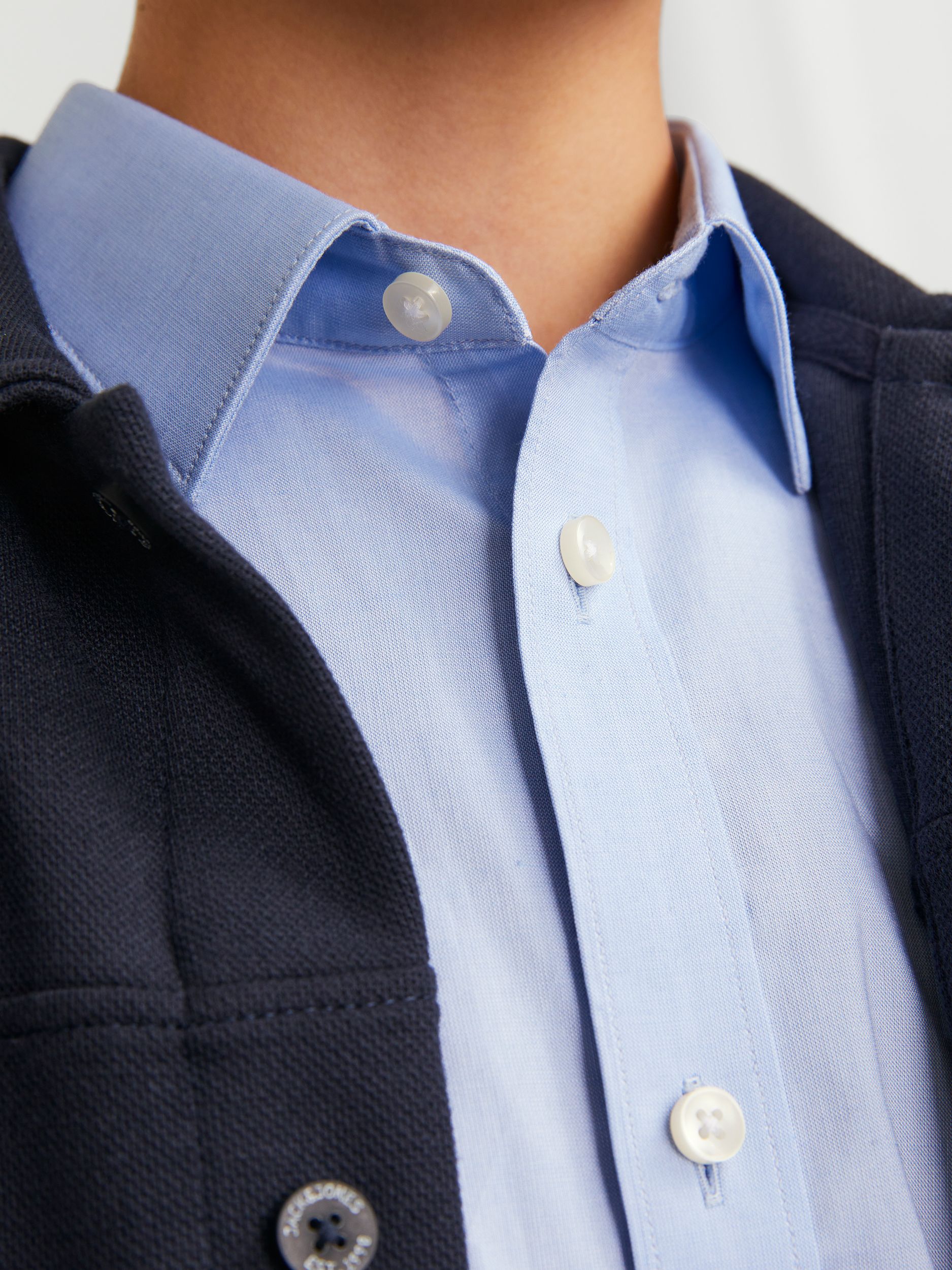 Jack&Jones |  JPRPARMA SHIRT L/S NOOS JNR | 176 | cashmere blue