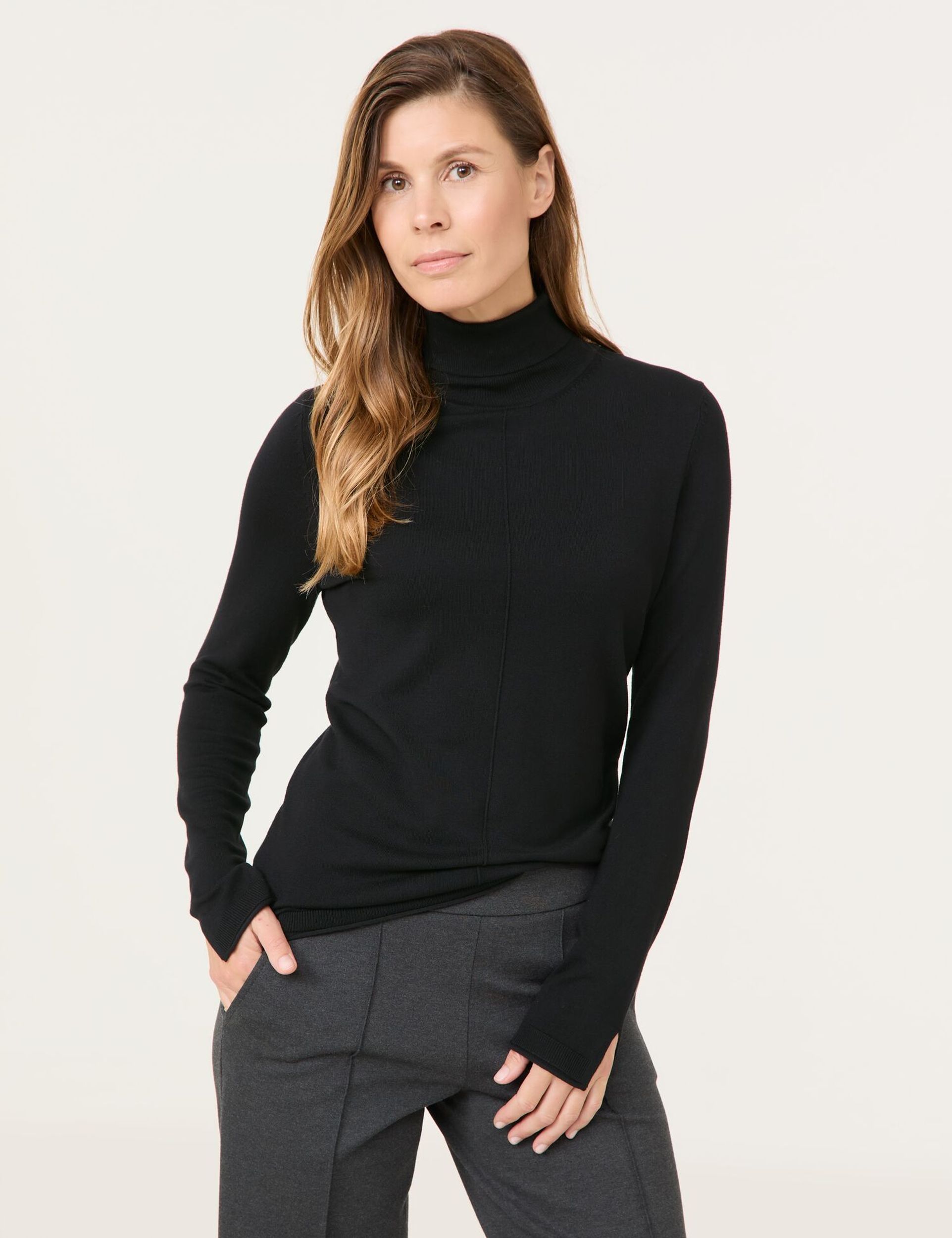 GERRY WEBER Edition |  GERRY WEBER Edition Rollkragenpullover  | 40 | schwarz