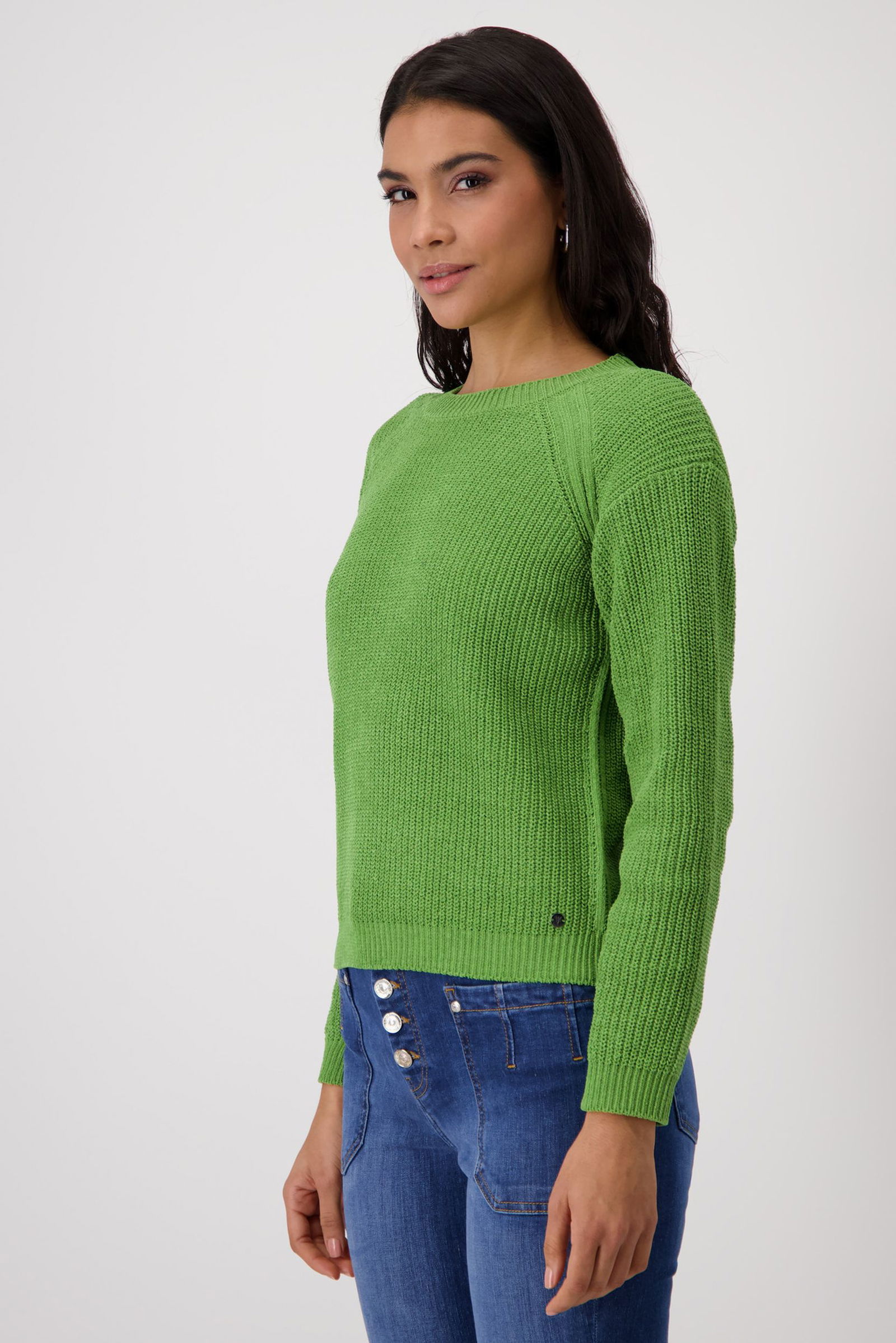 63e8c4ed536d8644e7dae6fb85eda10a Monari |  Monari Pullover  | 42 | frozen green