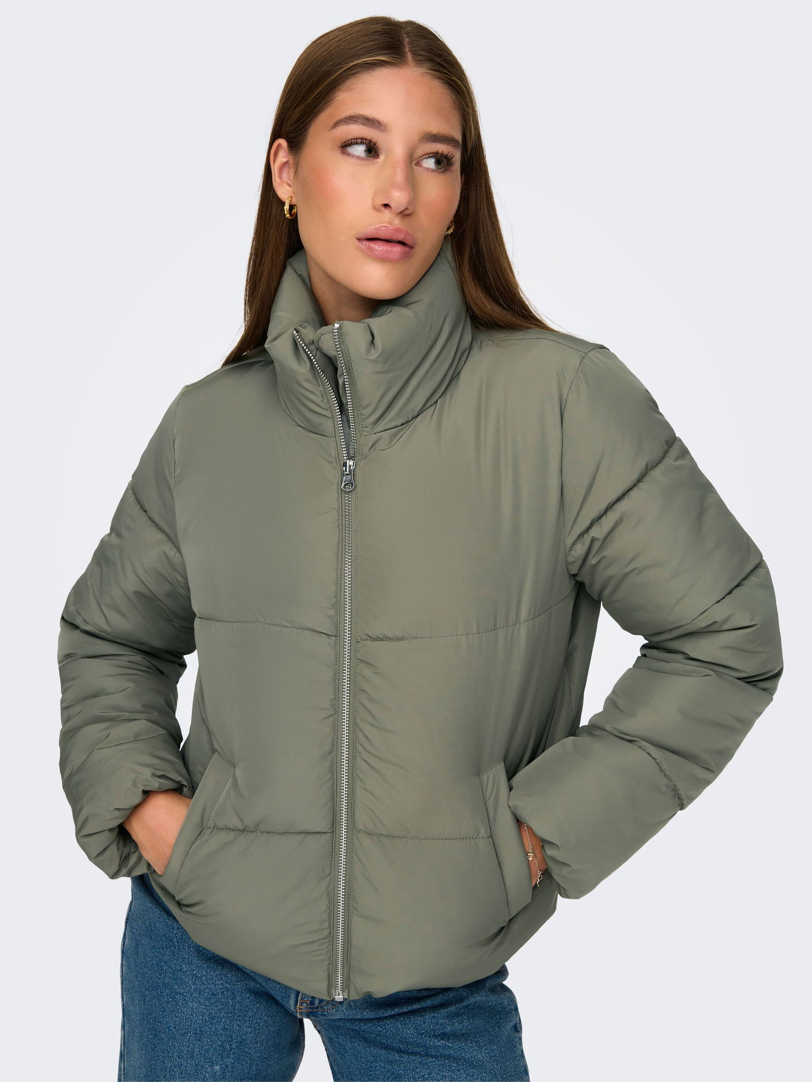 JDY | JDY Steppjacke | S | vetiver
