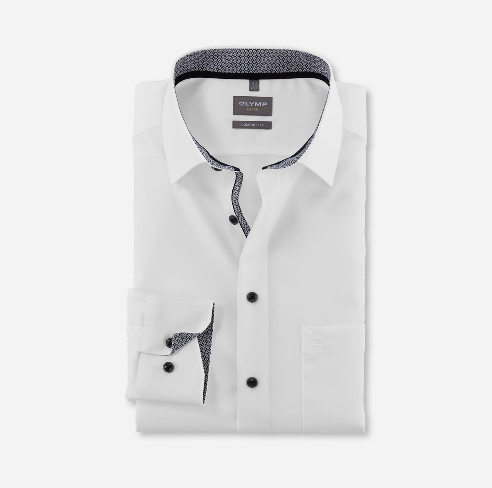 Olymp |  Olymp Hemd Modern Fit  | 47 | anthrazit