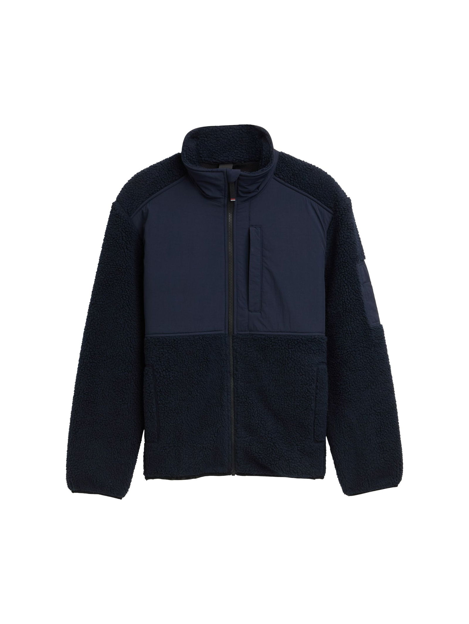 Tom Tailor | Teddy Jacke mit Stehkragen | M | sky captain blue
