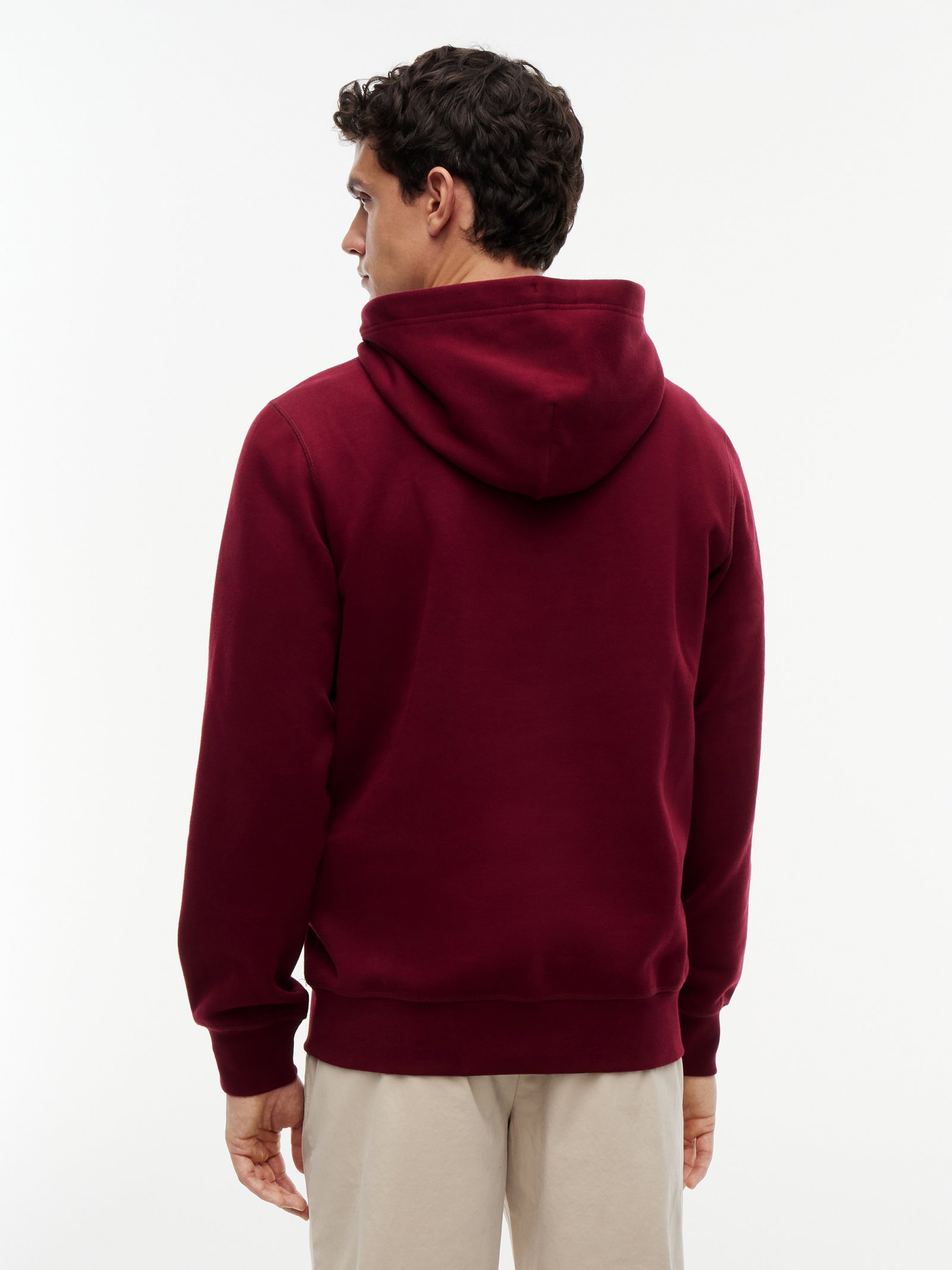 ESS SEASONAL FLEECE HOODY, PURPLE #4