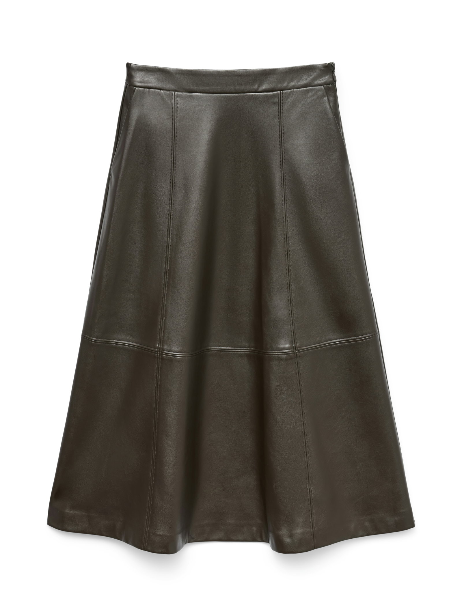 VMOLIVE HW COATED ANKLE SKIRT PRM, Chocolate Torte #1